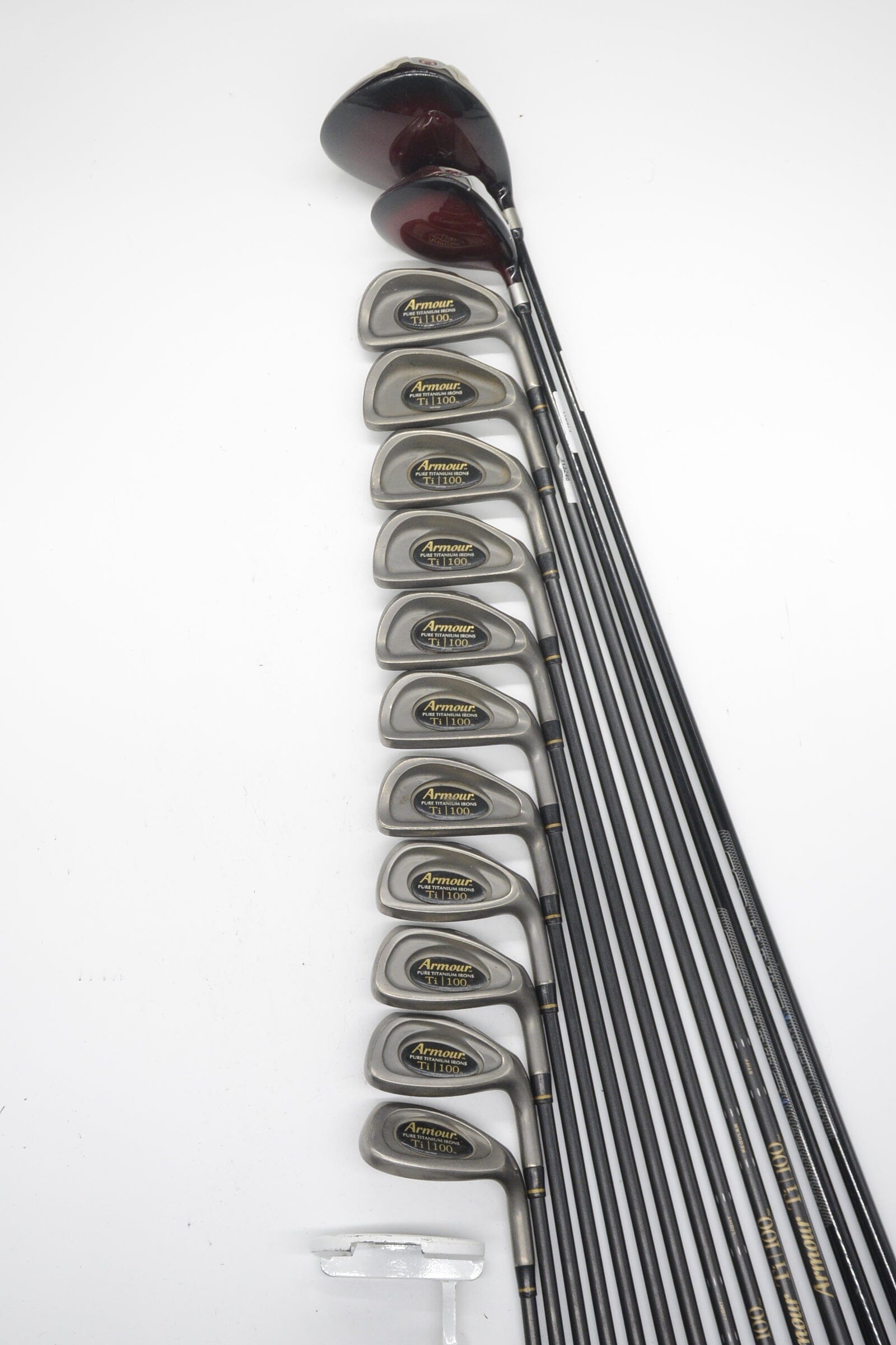 Tommy Armour Ti/100 Mixed Full Set SR Flex Std Length Golf Clubs GolfRoots 