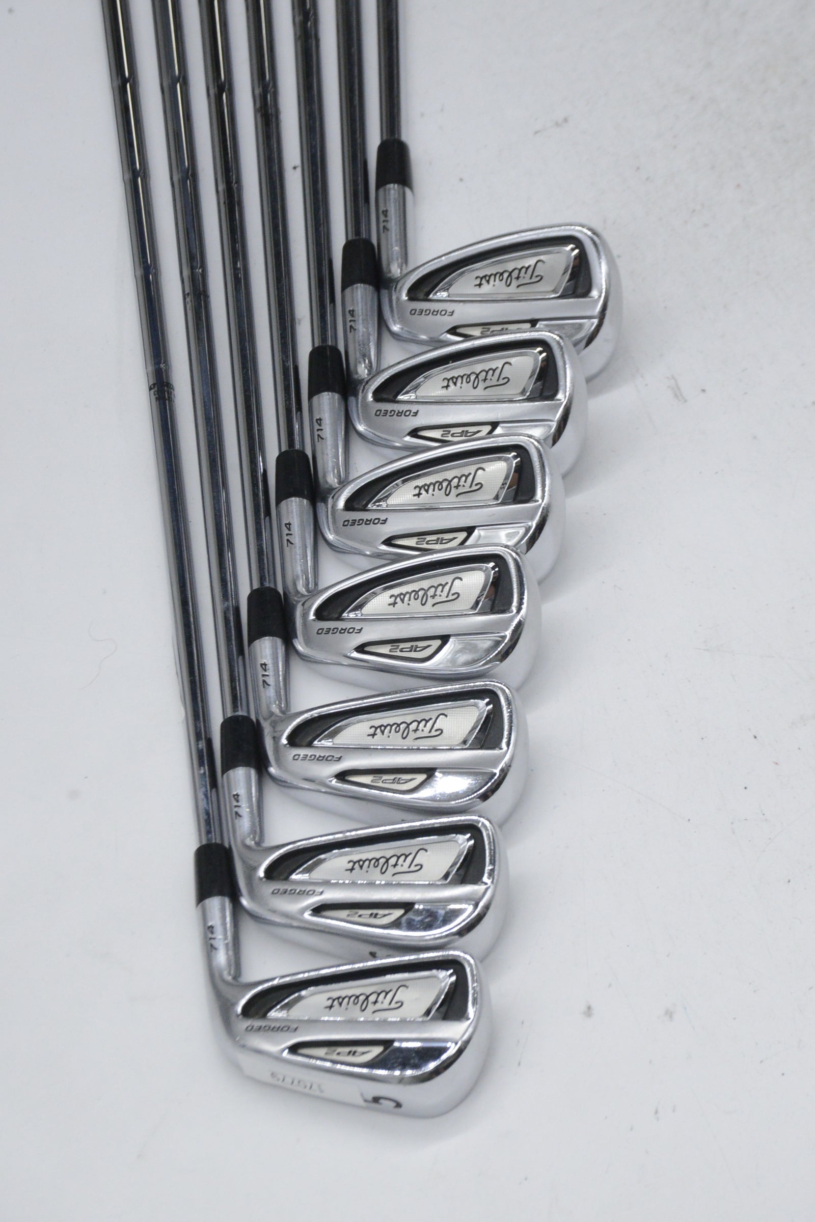 Titleist 714 AP2 Forged 5-AW Iron Set S Flex +0.25"