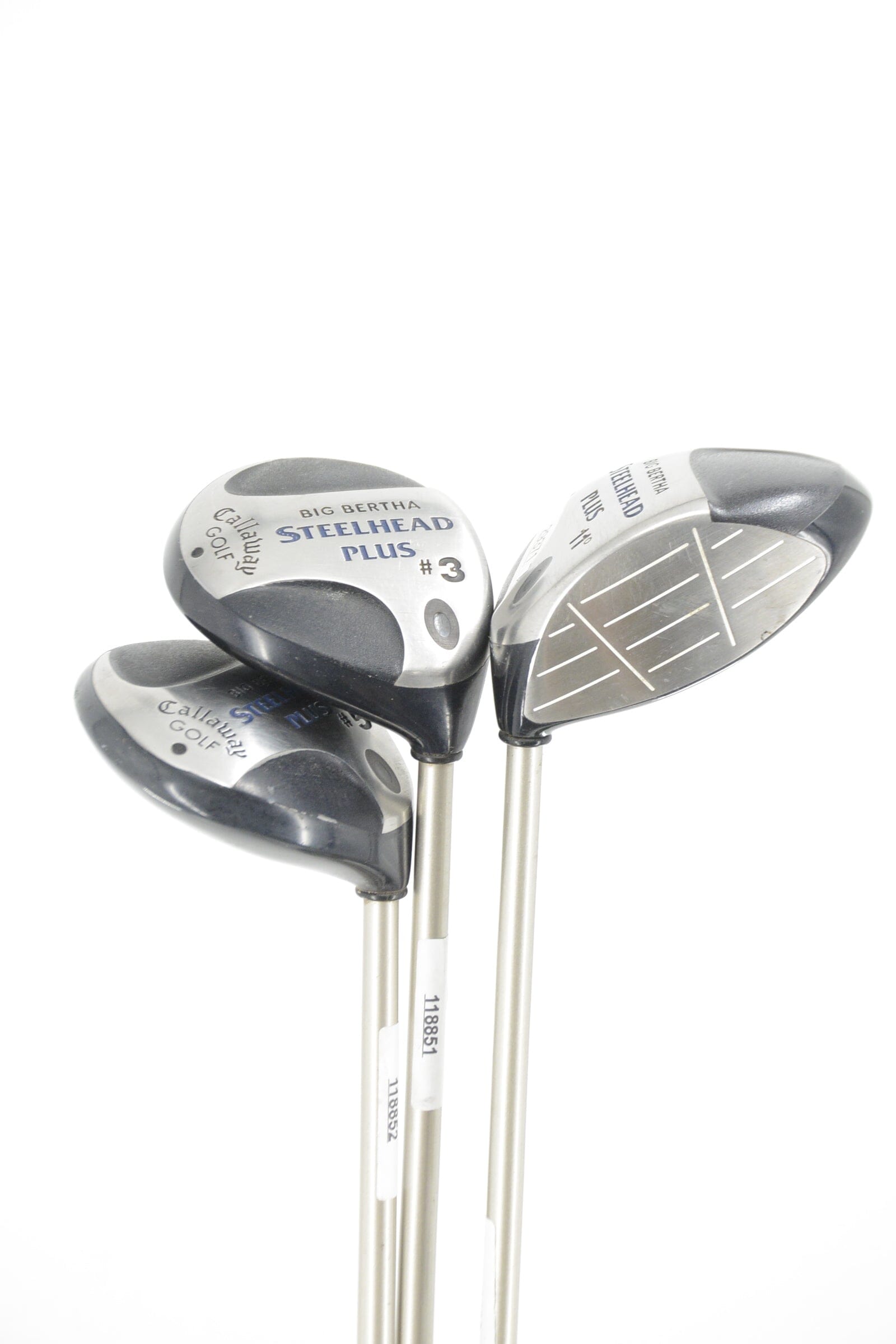 Women's Callaway Steelhead Plus D, 3W, 5W Wood Set W Flex Golf Clubs GolfRoots 
