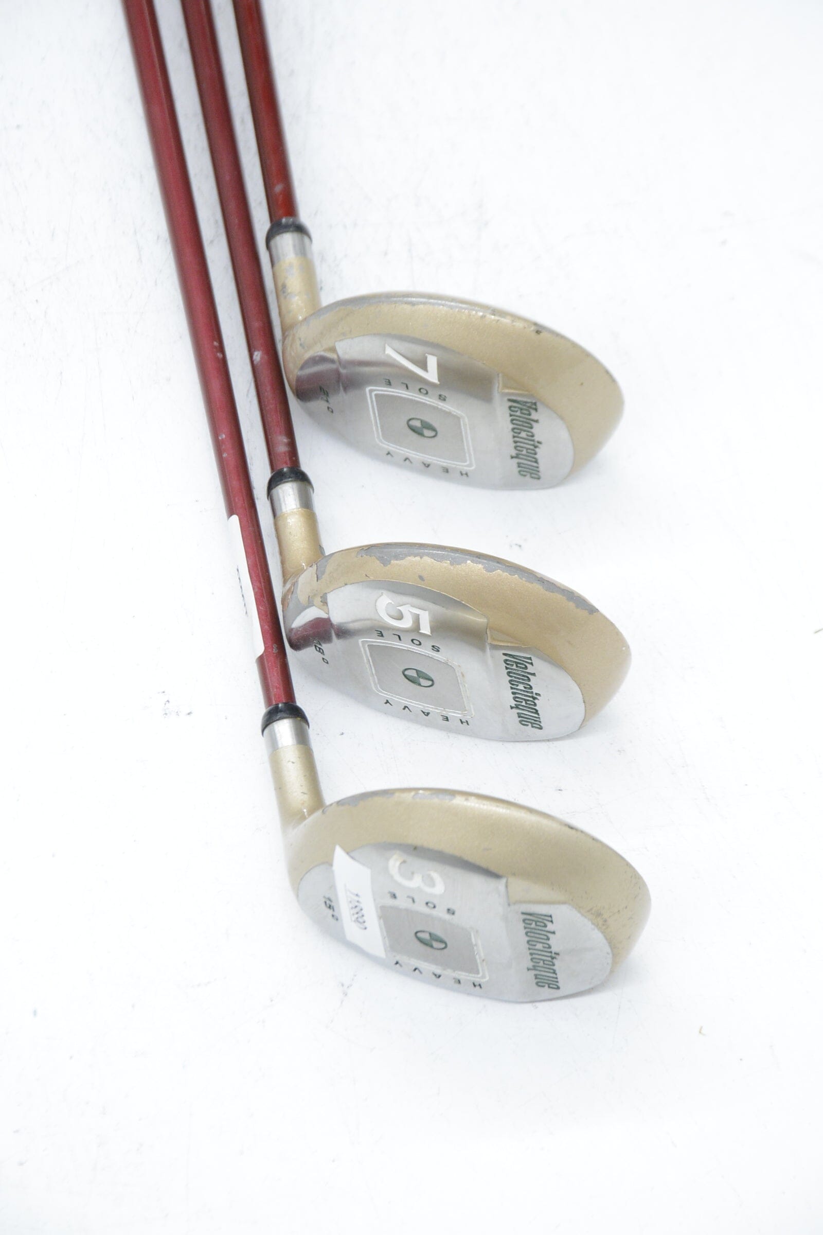 Women's Velociteque Heavy Sole 3W, 5W, 7W Wood Set W Flex Golf Clubs GolfRoots 