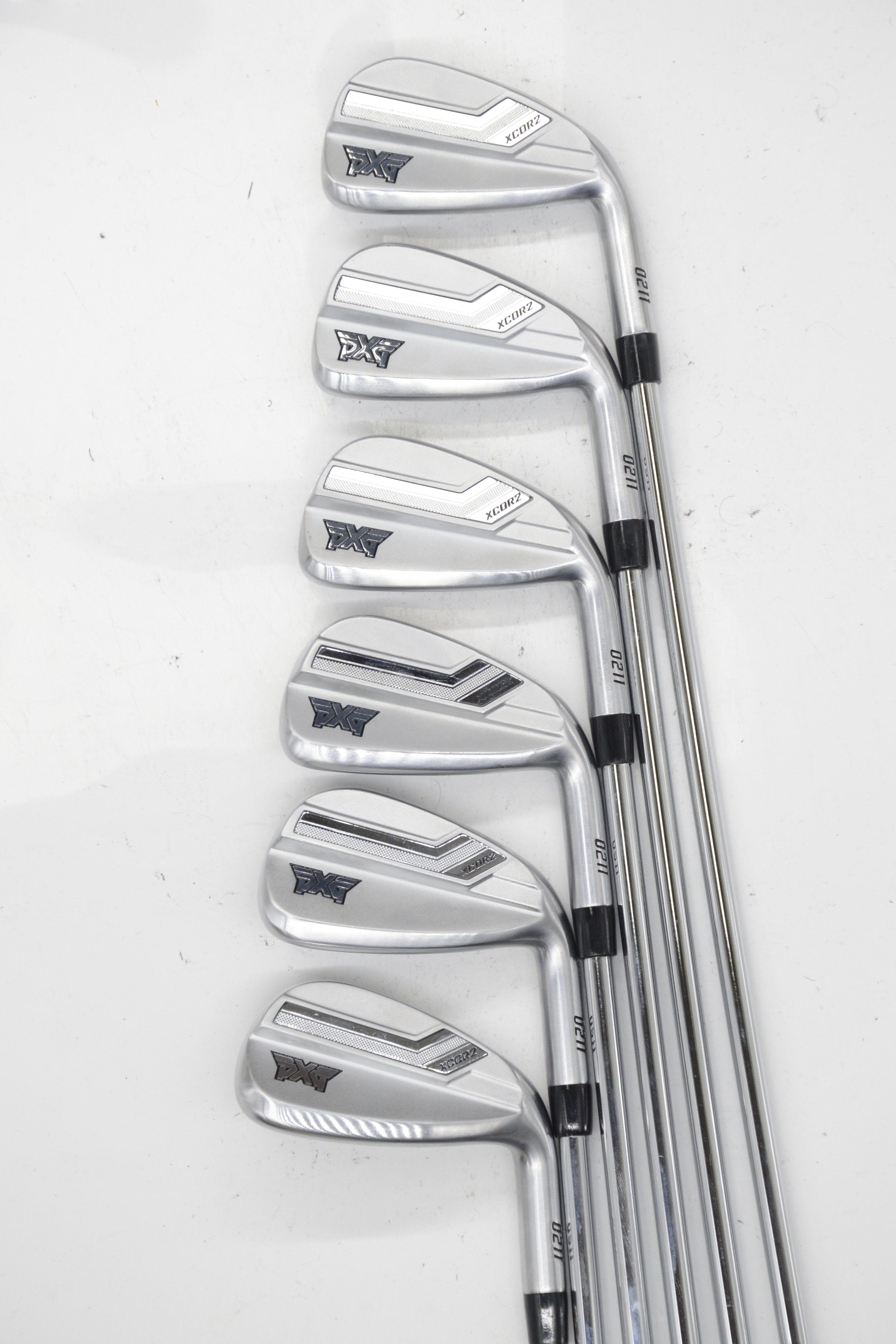 PXG 0211 XCOR2 4-8, PW Iron Set R Flex +0.25" Golf Clubs GolfRoots 