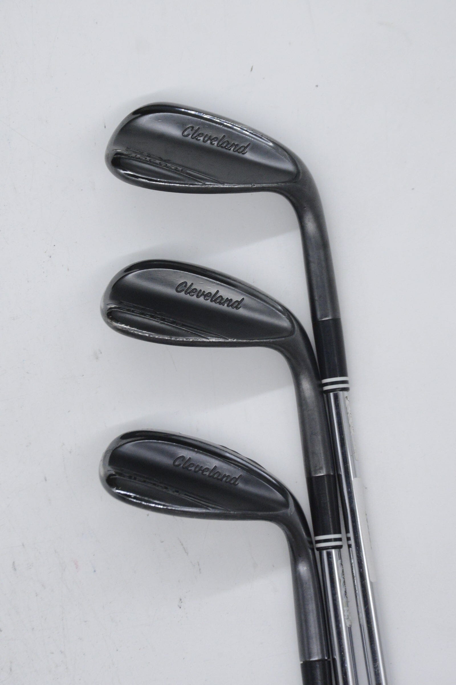 Cleveland RTX Zipcore Black Satin 50, 54, 58 Degree Wedge Set Wedge Flex