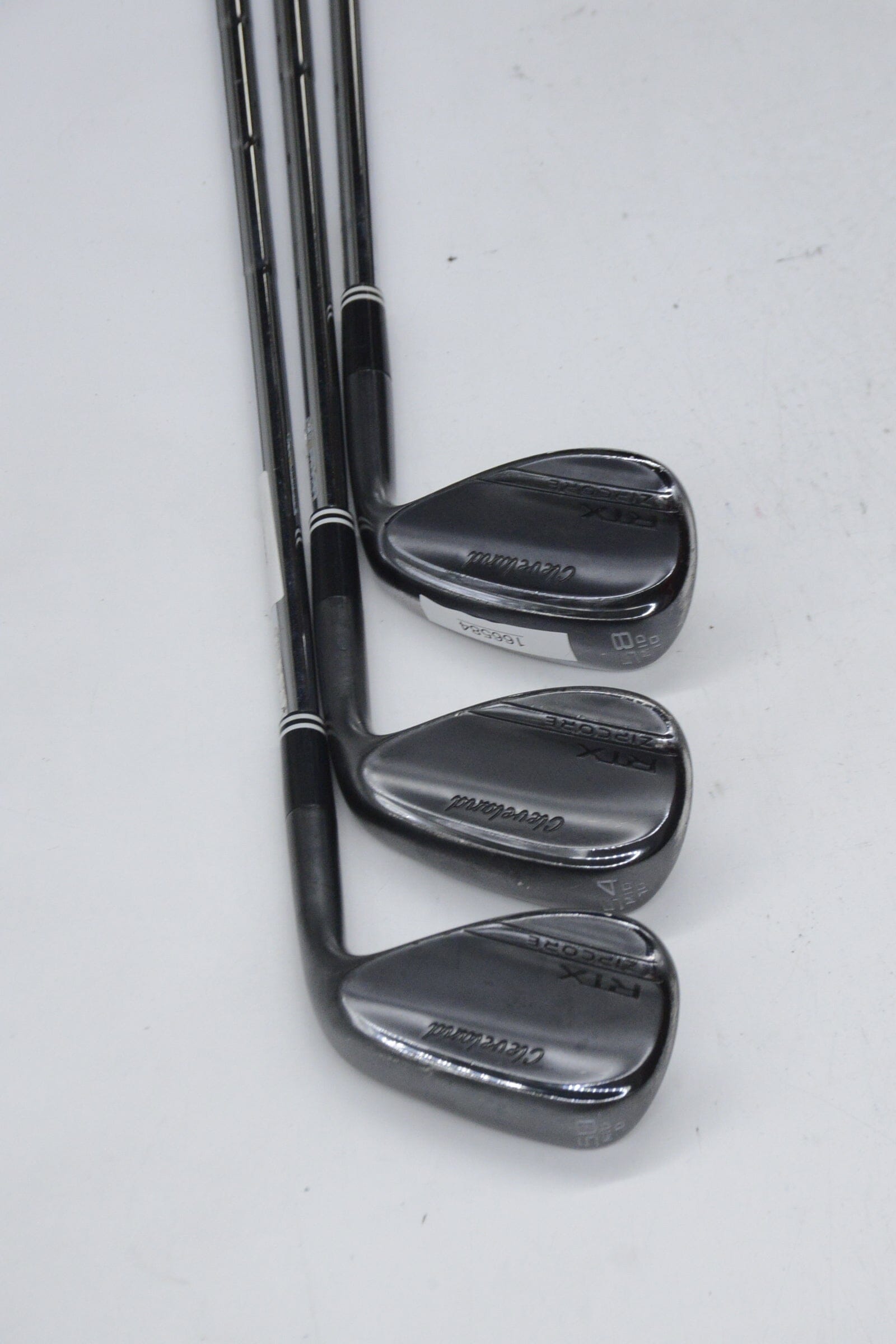 Cleveland RTX Zipcore Black Satin 50, 54, 58 Degree Wedge Set Wedge Flex Golf Clubs GolfRoots 