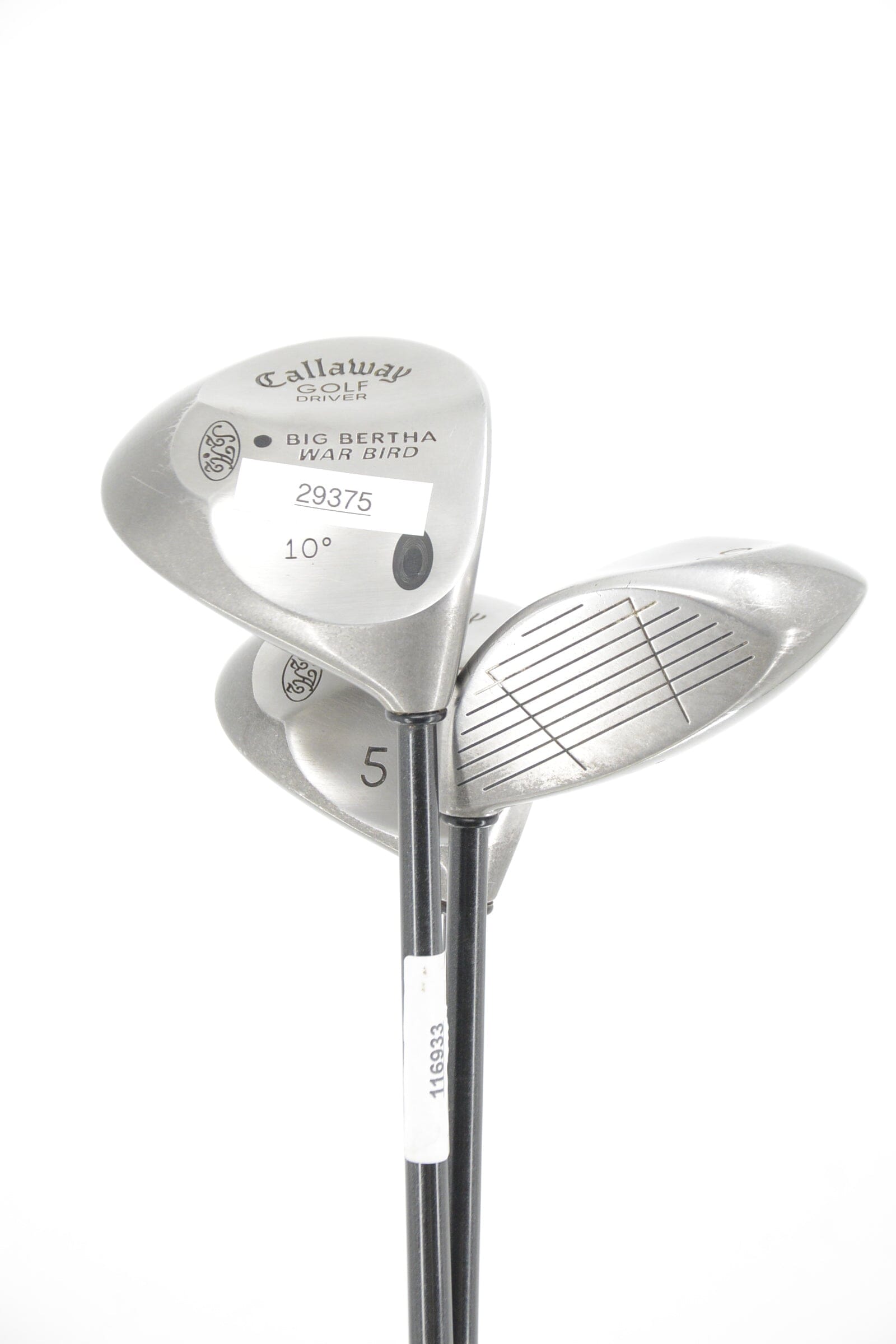 Callaway Big Bertha War Bird D, 3W, 5W Wood Set R Flex Golf Clubs GolfRoots 