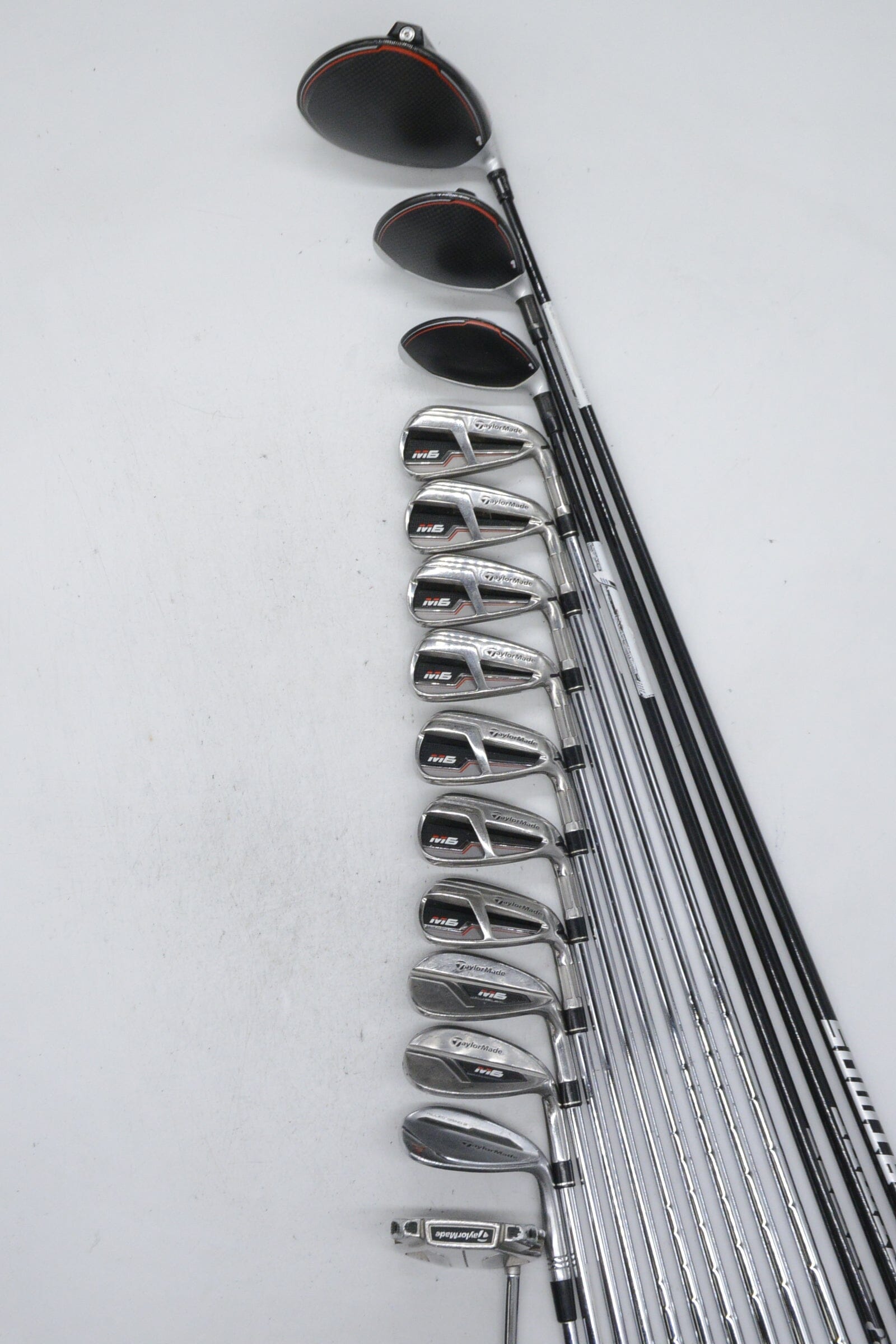 TaylorMade M6 Mixed Full Set R Flex +0.5" Golf Clubs GolfRoots 