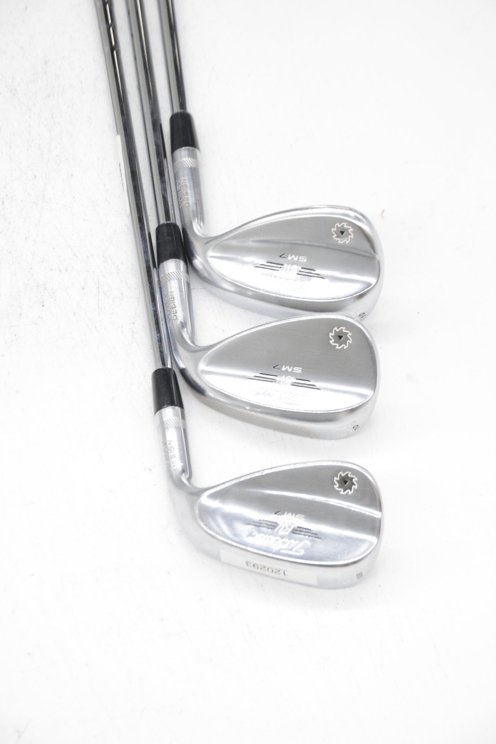 Titleist Vokey SM7 Tour Chrome 50, 54, 58 Degree Wedge Set S Flex Golf Clubs GolfRoots 