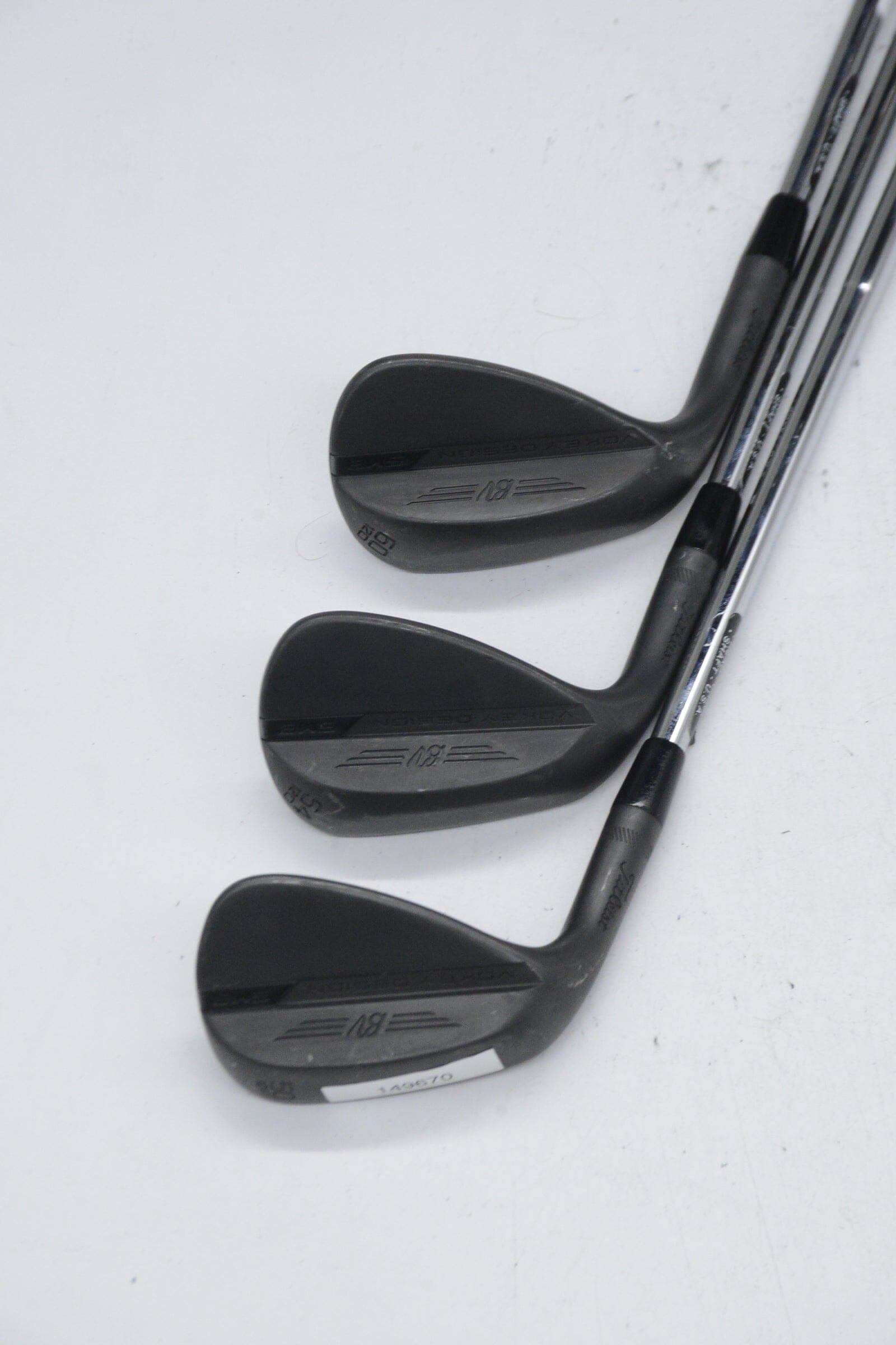 Lefty Titleist Vokey SM8 Jet Black 50, 54, 60 Degree Wedge Set Wedge Flex Golf Clubs GolfRoots 