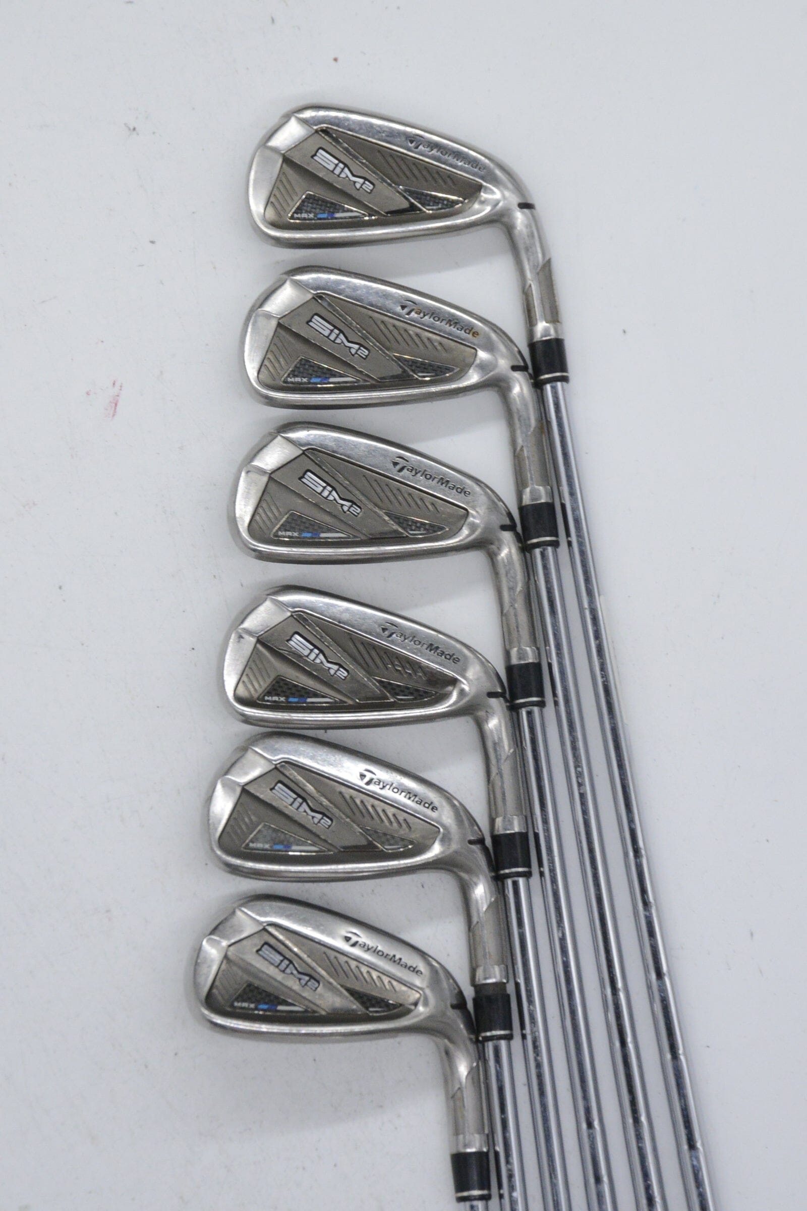 TaylorMade SIM2 Max 4-9 Iron Set S Flex 36.75" Golf Clubs GolfRoots 