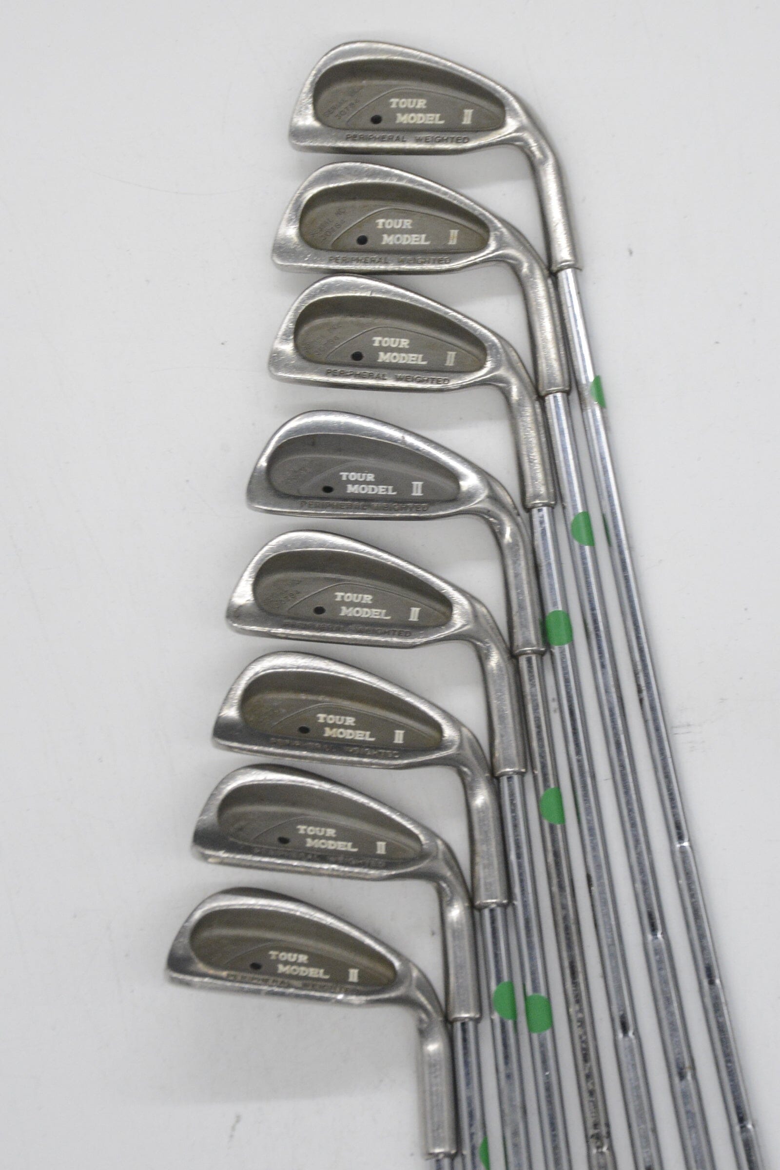 Tour Model II 2-4, 6-PW Iron Set S Flex -1" Golf Clubs GolfRoots 