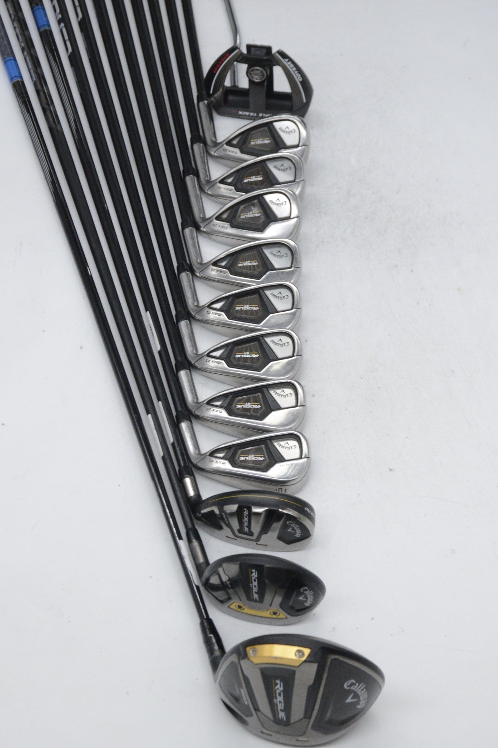 Callaway Rogue ST Max OS Mixed Full Set R Flex -0.75" Golf Clubs GolfRoots 