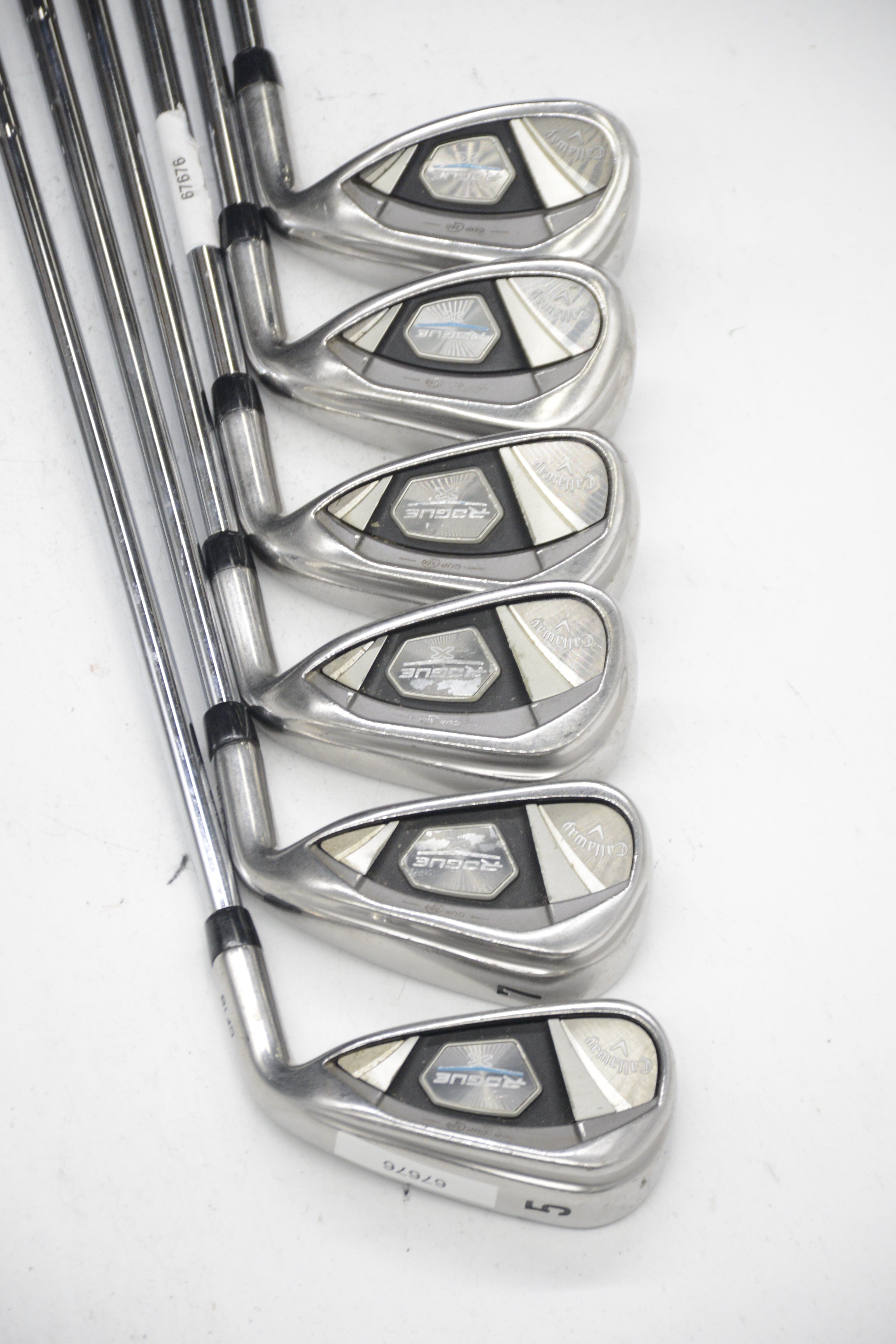 Callaway Rogue X 5, 7-AW Iron Set R Flex Std Length Golf Clubs GolfRoots 