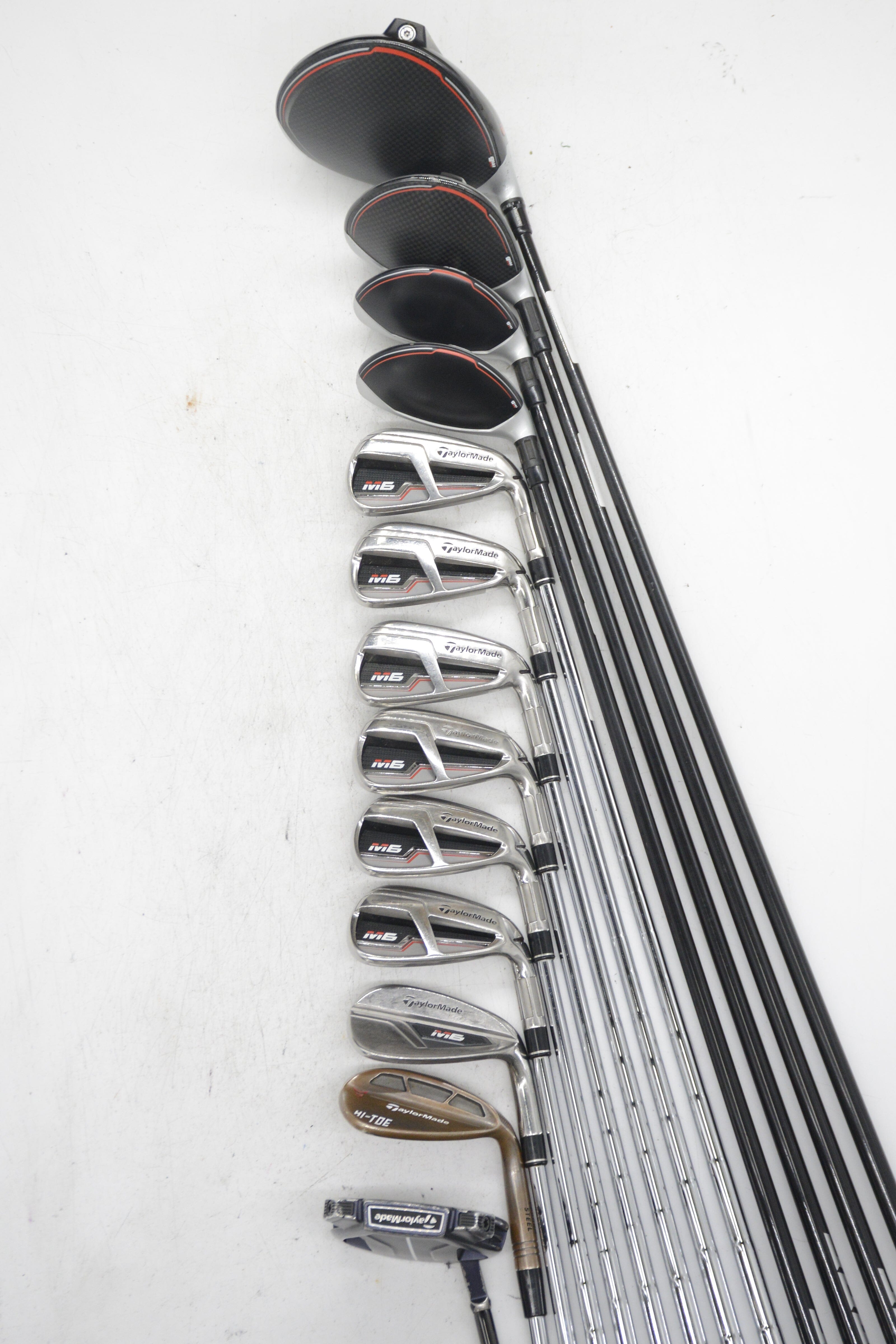 TaylorMade M6 Mixed Full Set R Flex -0.25" Golf Clubs GolfRoots 