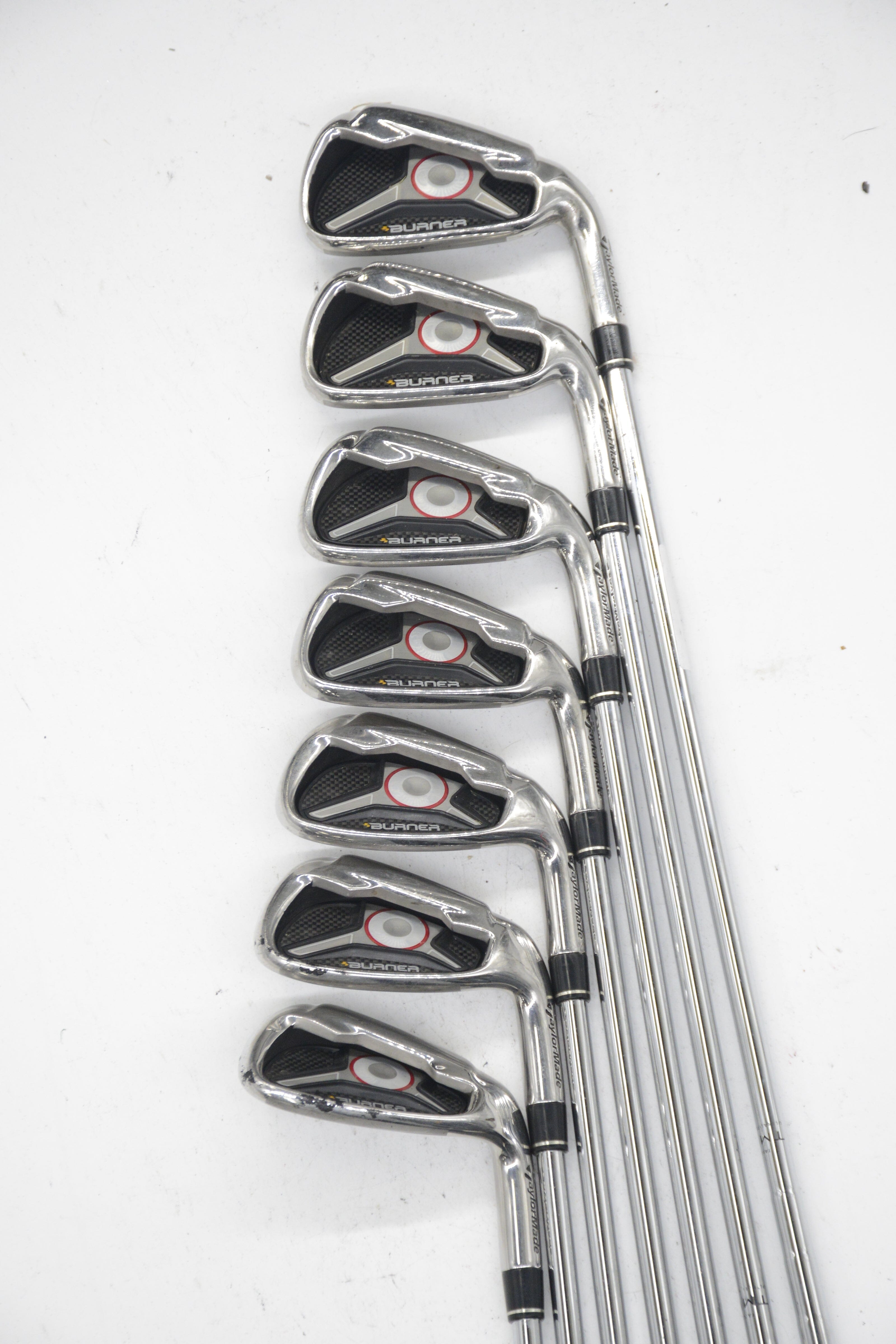 TaylorMade Burner '09 4-9, AW Iron Set Uniflex Std Length Golf Clubs GolfRoots 