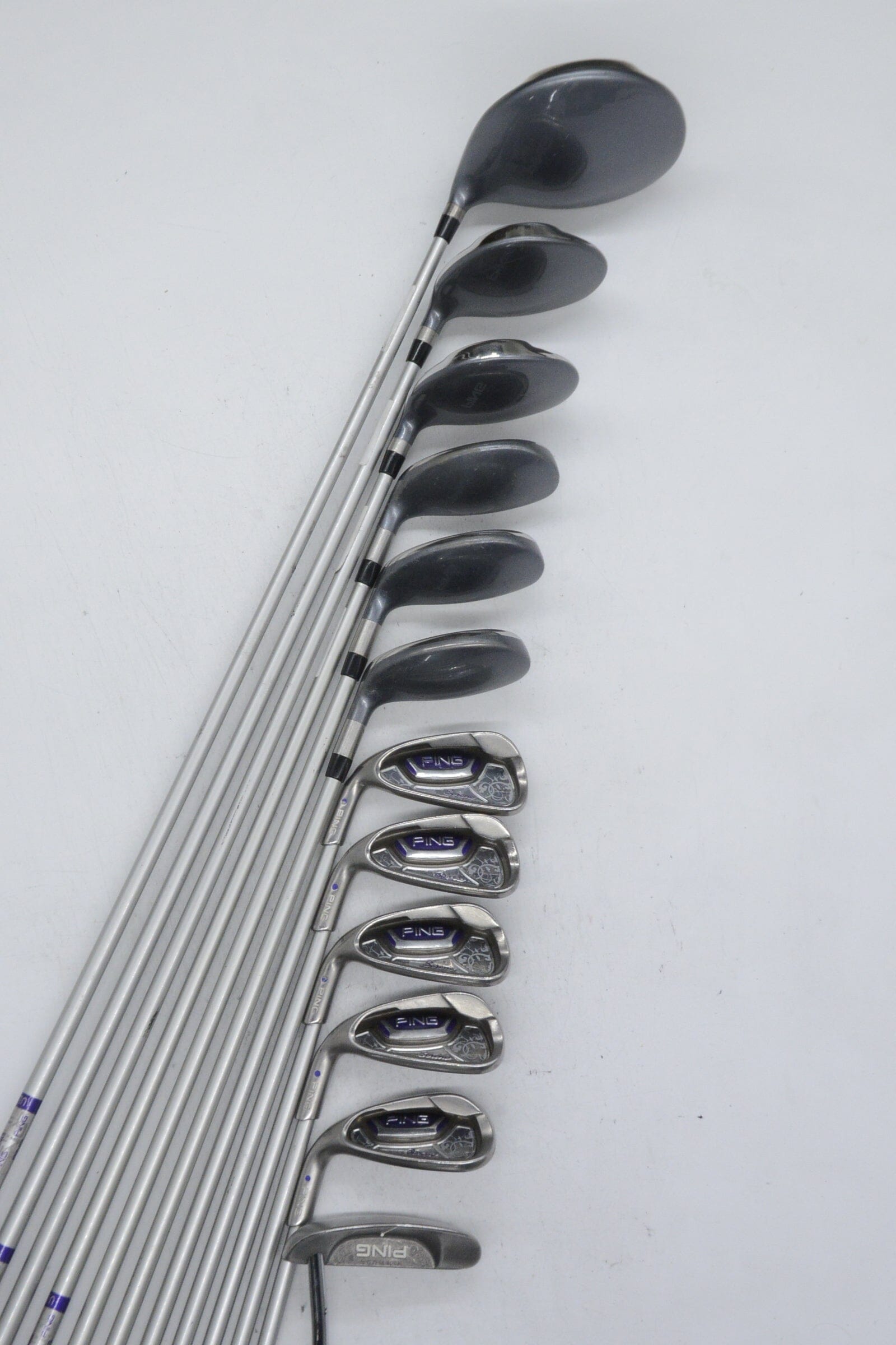 Women's Lefty Ping Serene Combo Mixed Full Set W Flex -1" Golf Clubs GolfRoots 