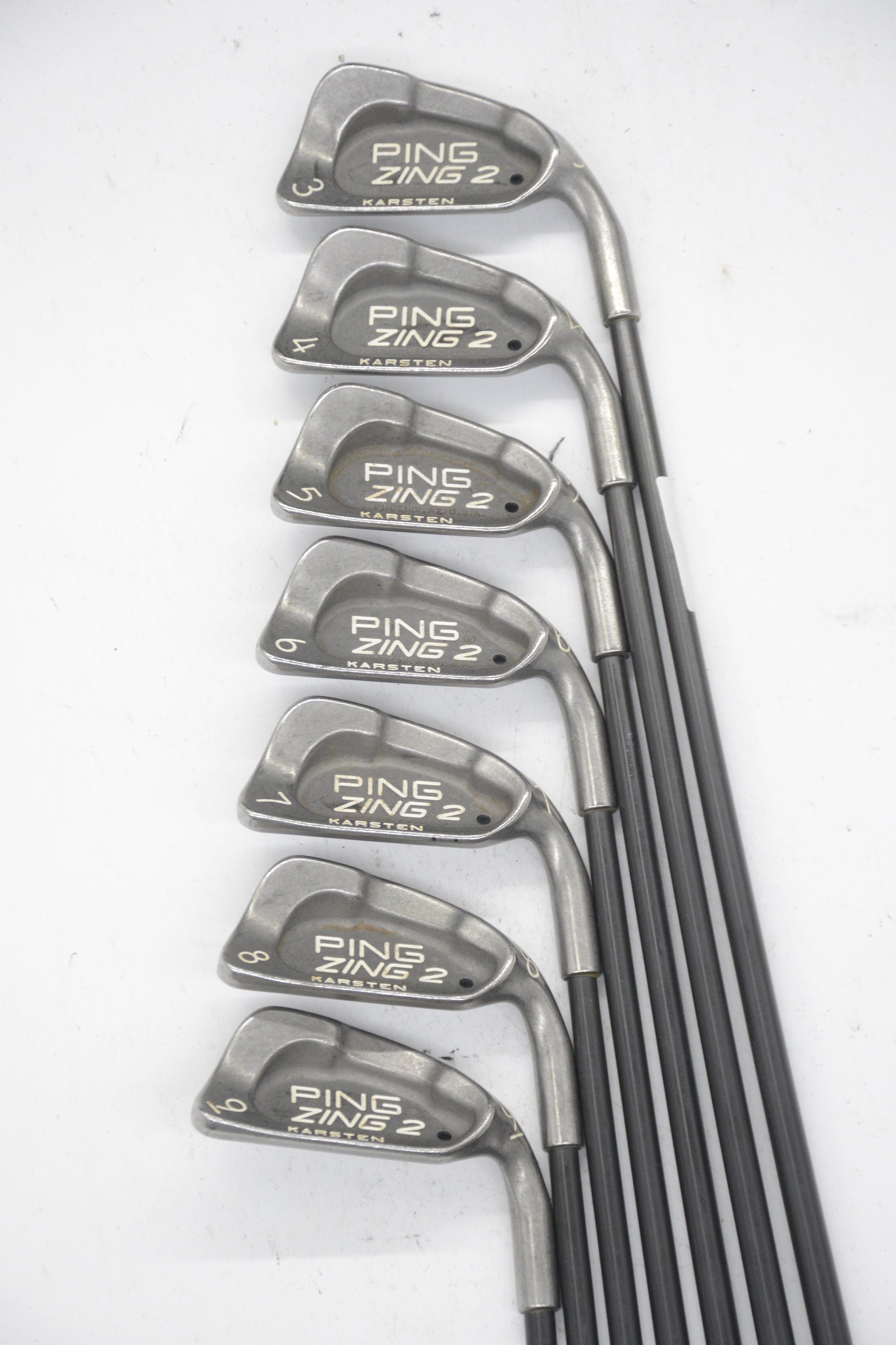 Ping Zing 2 3-9 Iron Set R Flex -0.75" Golf Clubs GolfRoots 