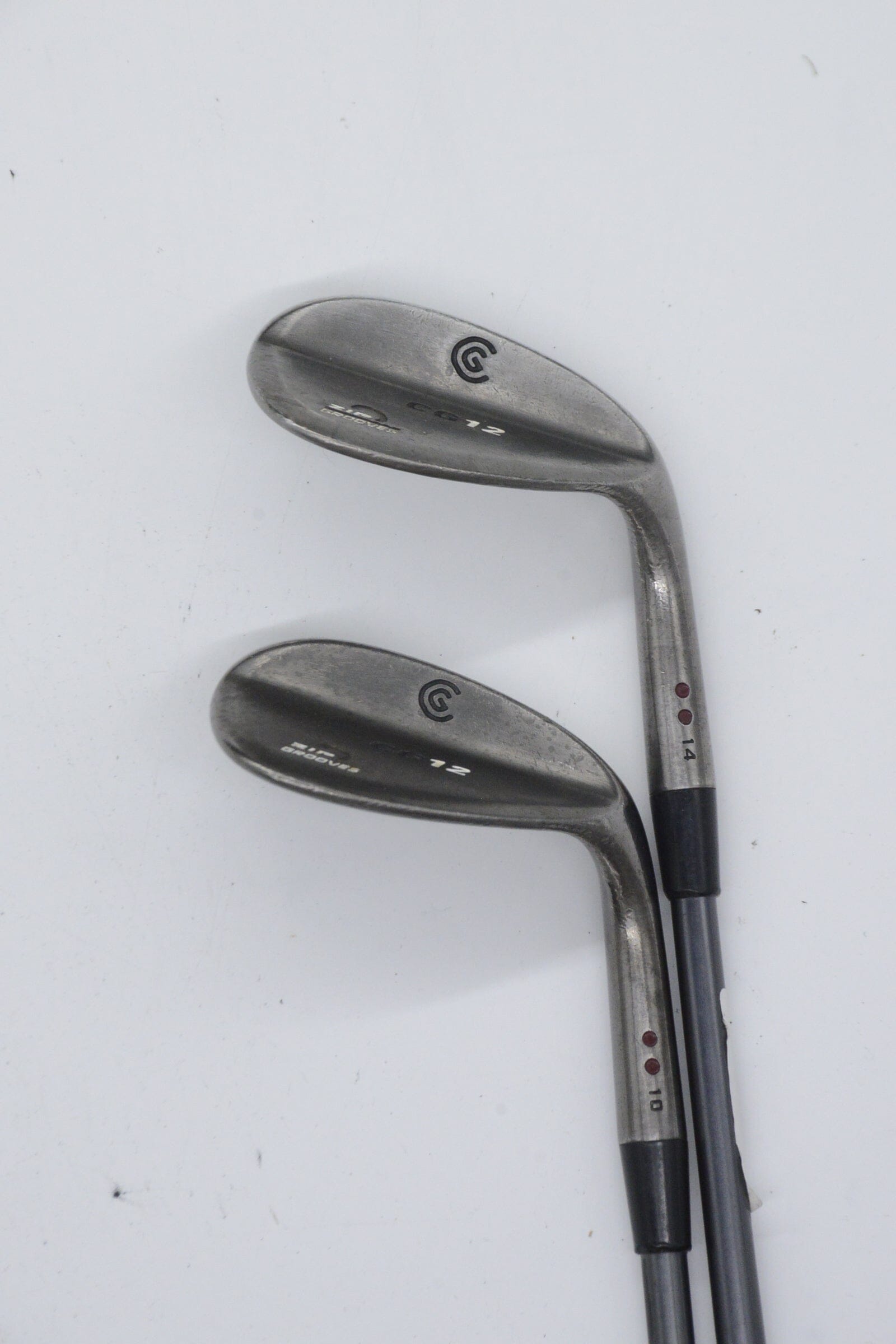 Cleveland CG12 Black Pearl 56 & 60 Degree Wedge Set R Flex Golf Clubs GolfRoots 