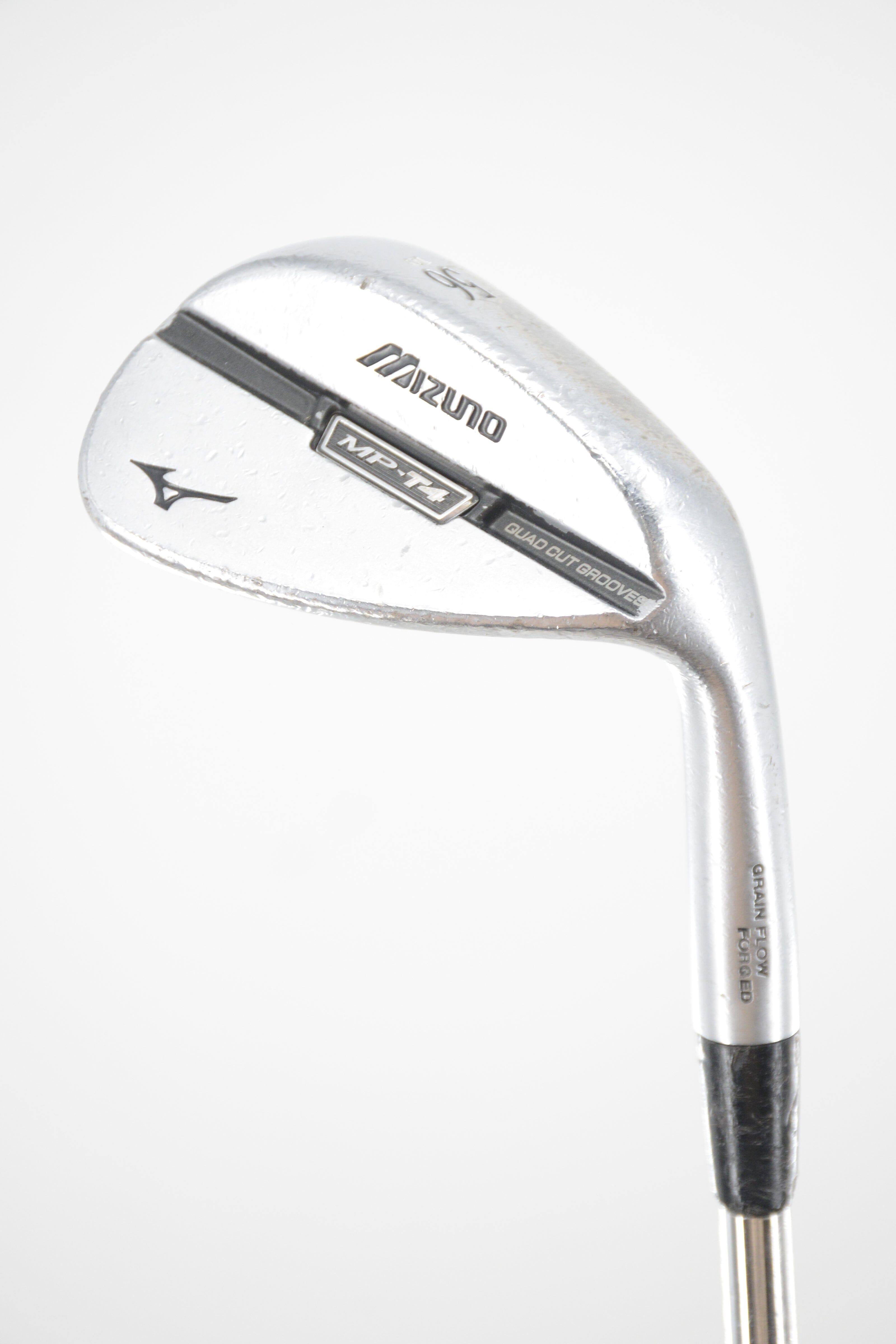 Mizuno MP-T4 White Satin Chrome 56 Degree Wedge S Flex 35" Golf Clubs GolfRoots 