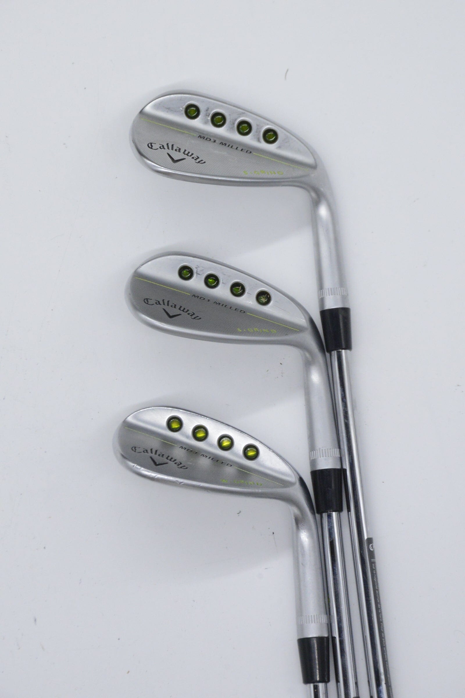 Callaway MD3 Satin Chrome 48, 52, 58 Degree Wedge Set Wedge Flex Golf Clubs GolfRoots 