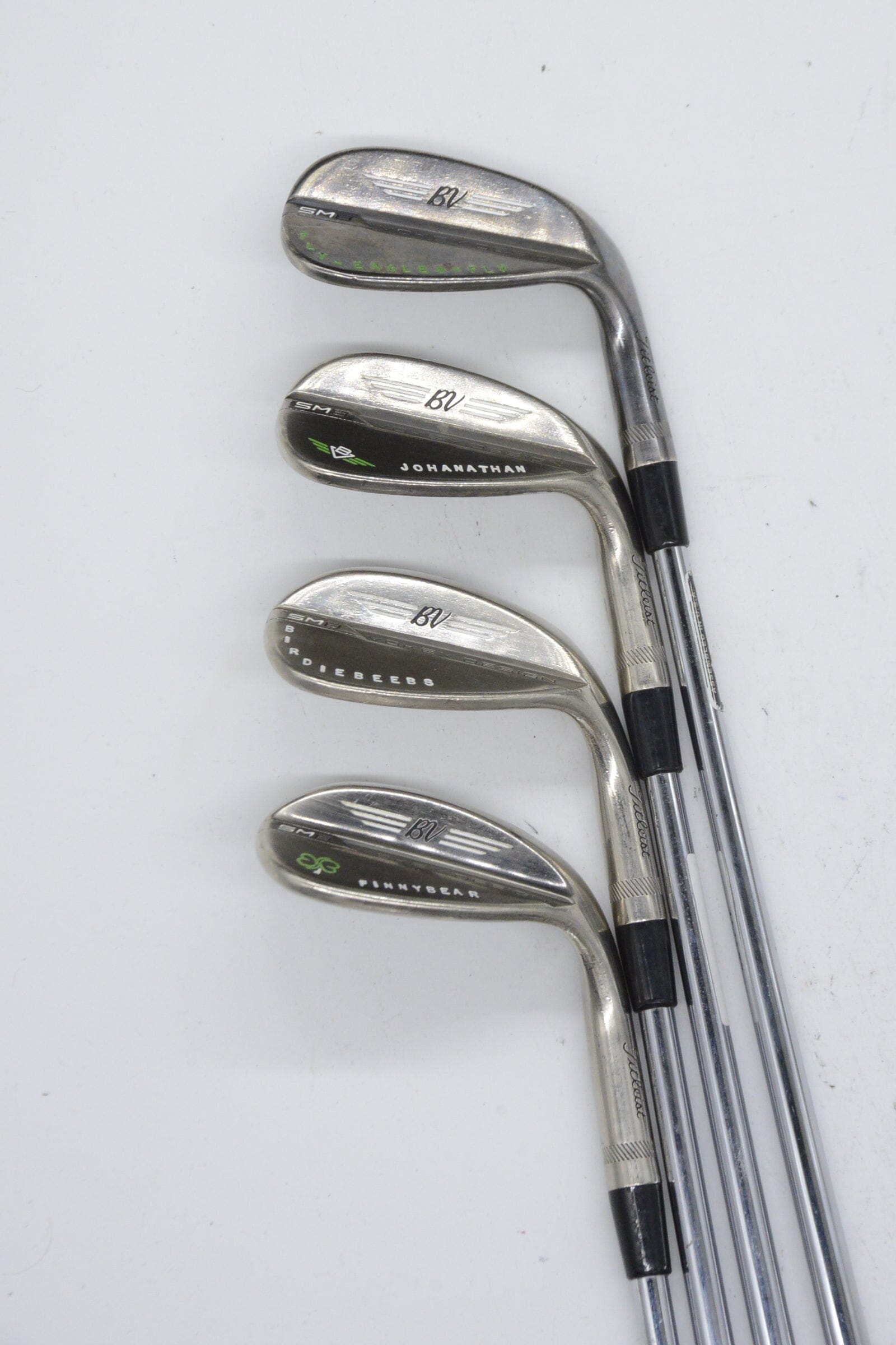 Titleist Vokey SM8 Brushed Steel 46, 50, 54, 60 Degree Wedge Set S Flex Golf Clubs GolfRoots 