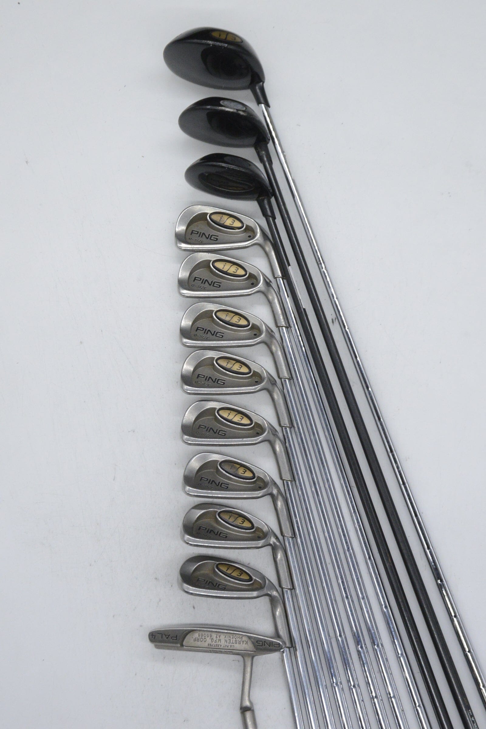 Ping I3 O-Size Mixed Full Set S Flex Std Length Golf Clubs GolfRoots 