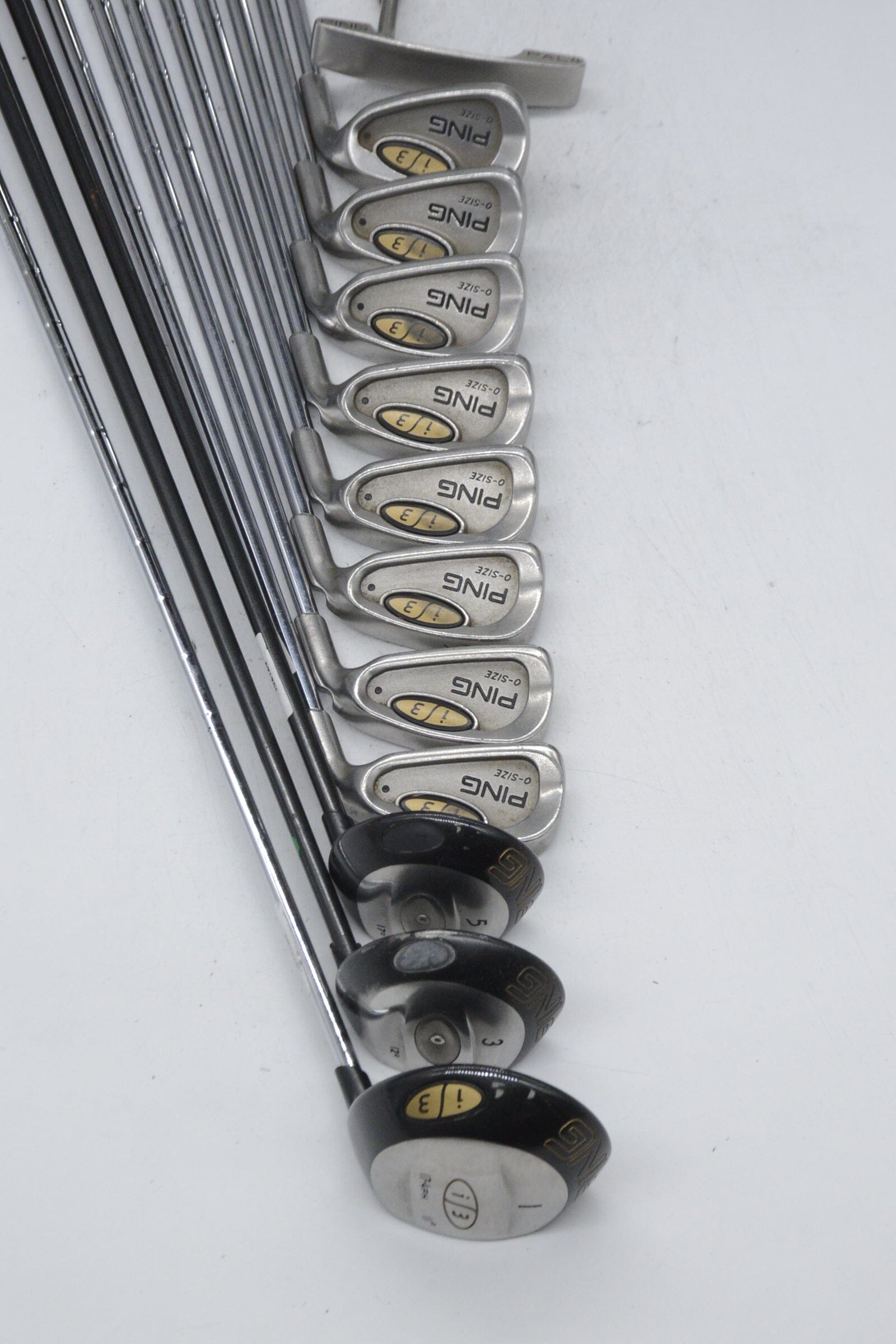 Ping I3 O-Size Mixed Full Set S Flex Std Length Golf Clubs GolfRoots 