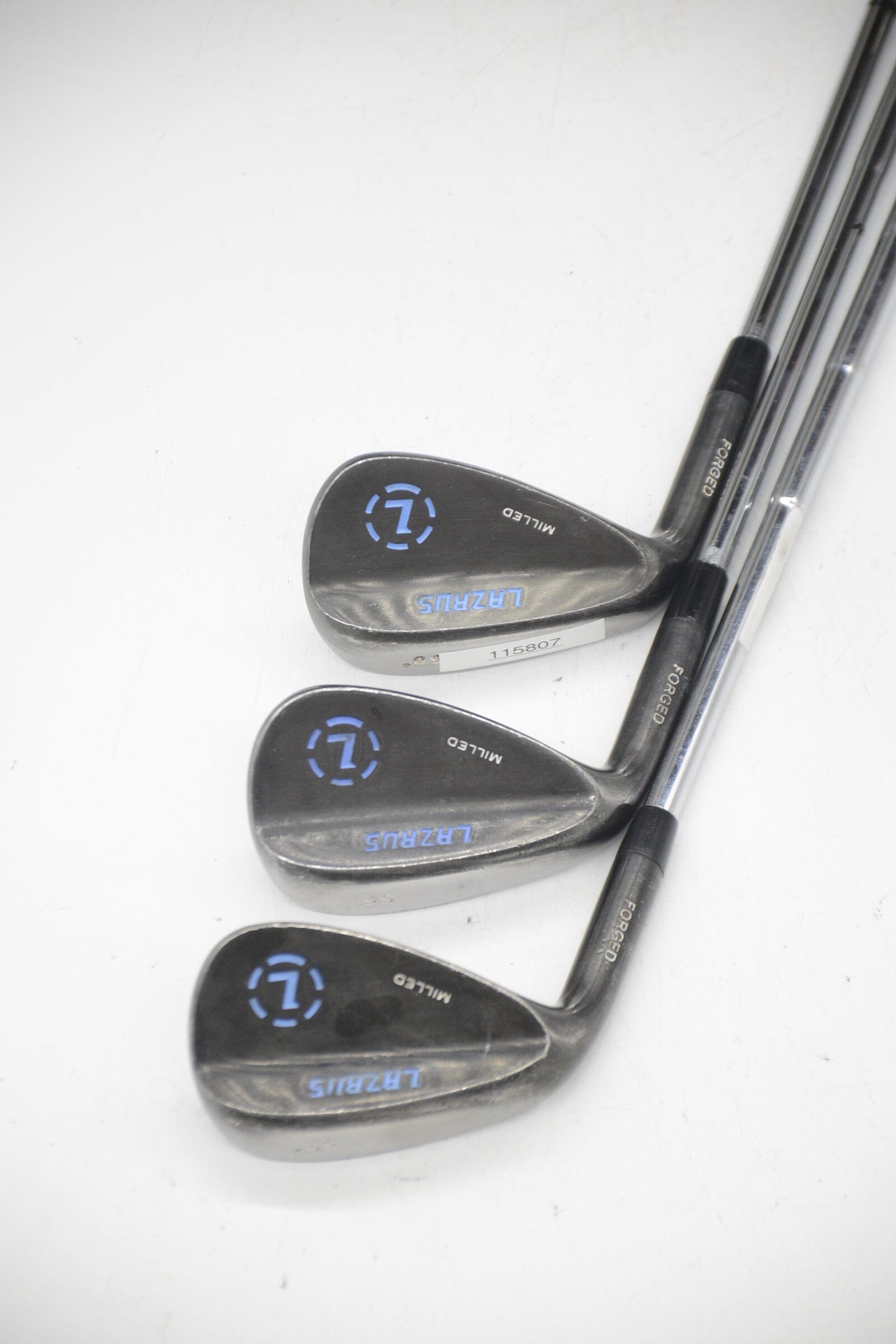 Lefty Lazrus Milled Black 52, 56, 60 Degree Wedge Set Wedge Flex Golf Clubs GolfRoots 
