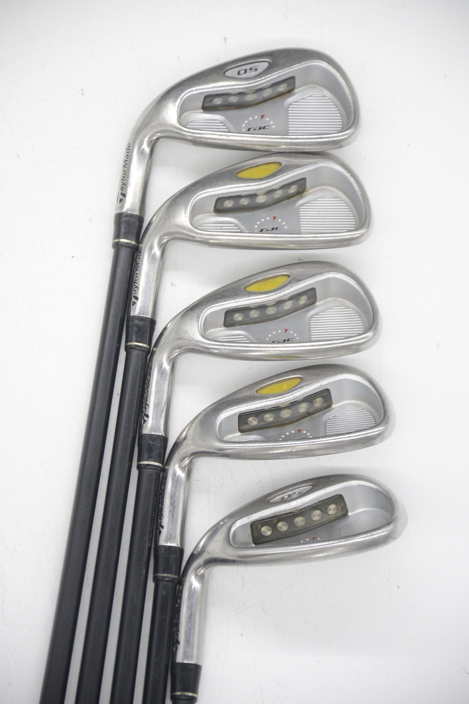 Lefty TaylorMade Rac OS 6-8, PW, SW Iron Set R Flex Std Length Golf Clubs GolfRoots 
