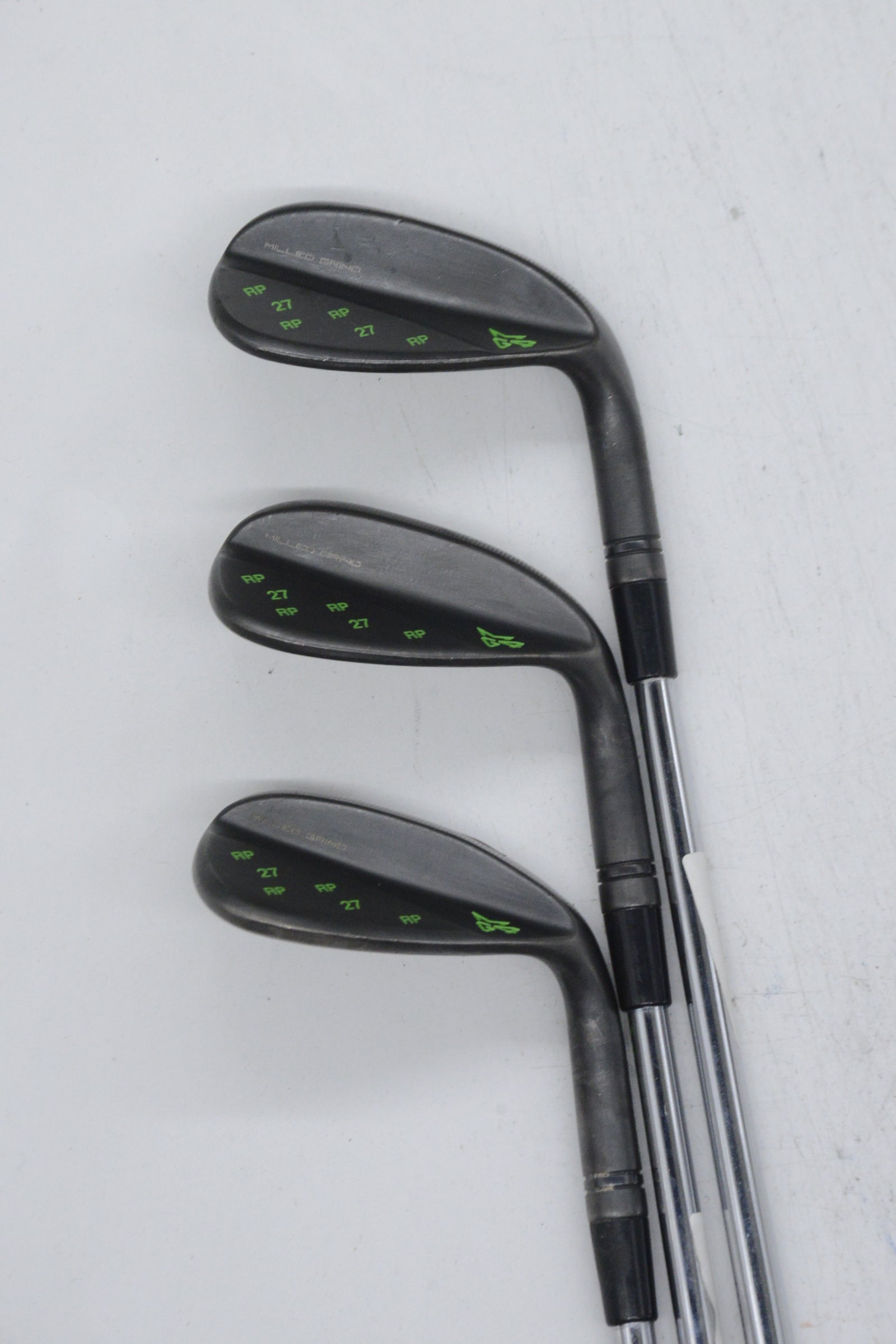 TaylorMade Milled Grind 4 Black 50, 54, 58 Degree Wedge Set R Flex
