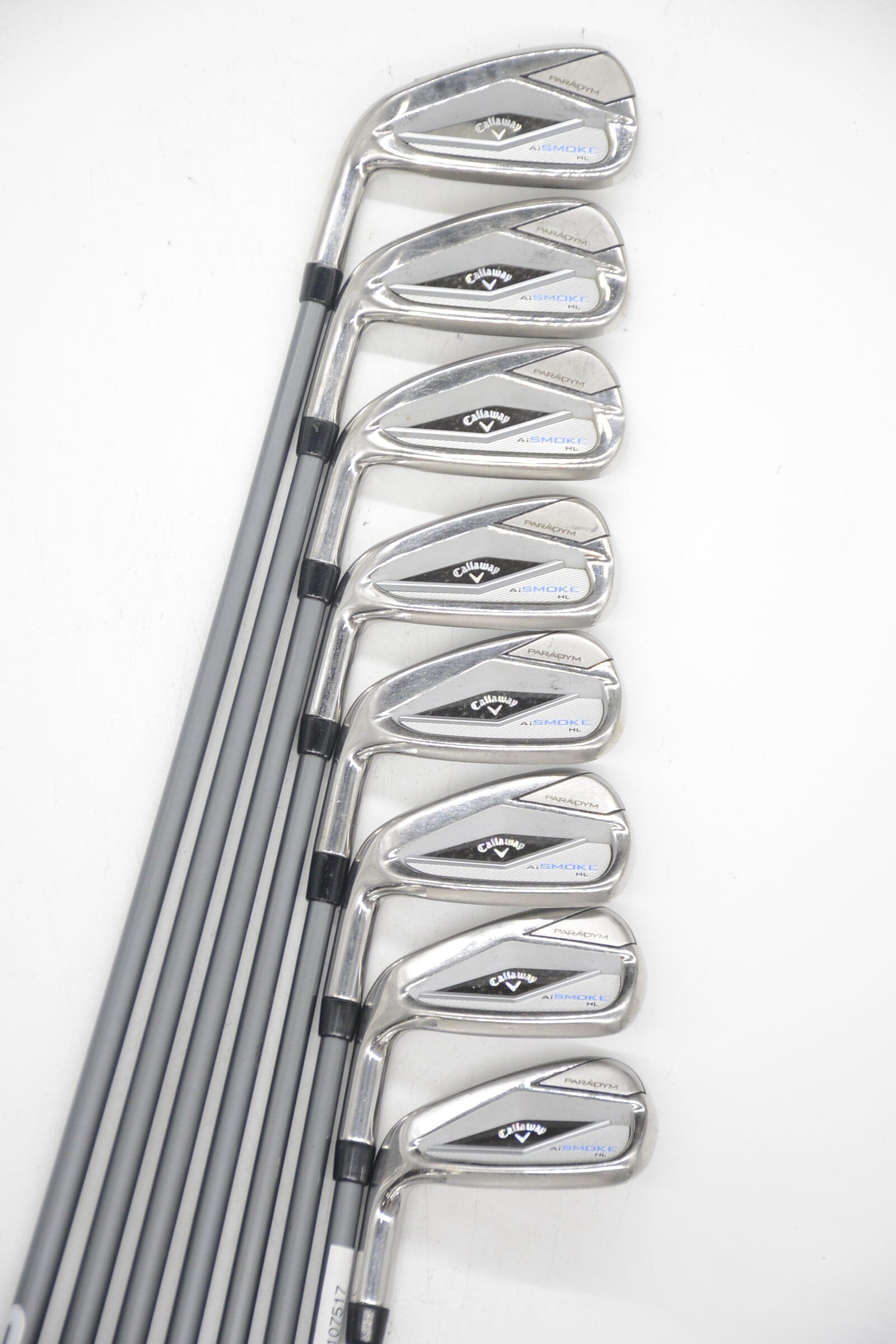 Lefty Callaway Paradym Ai Smoke HL 4-AW Iron Set R Flex -0.5" Golf Clubs GolfRoots 