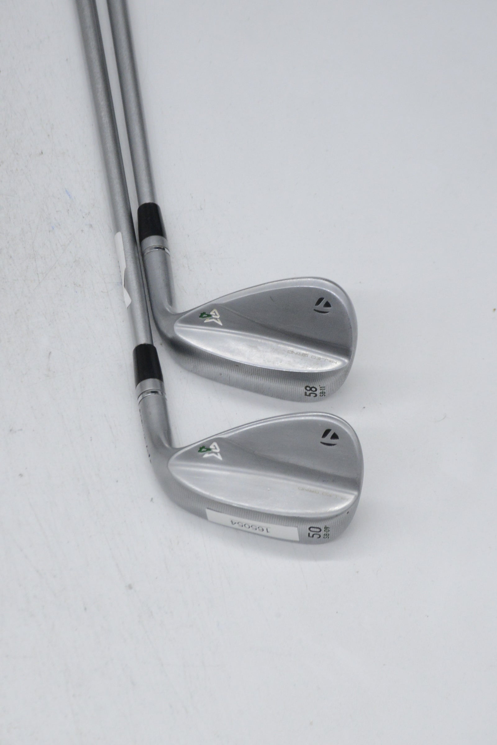 TaylorMade Milled Grind 4 Satin Chrome 50 & 58 Degree Wedge Set S Flex