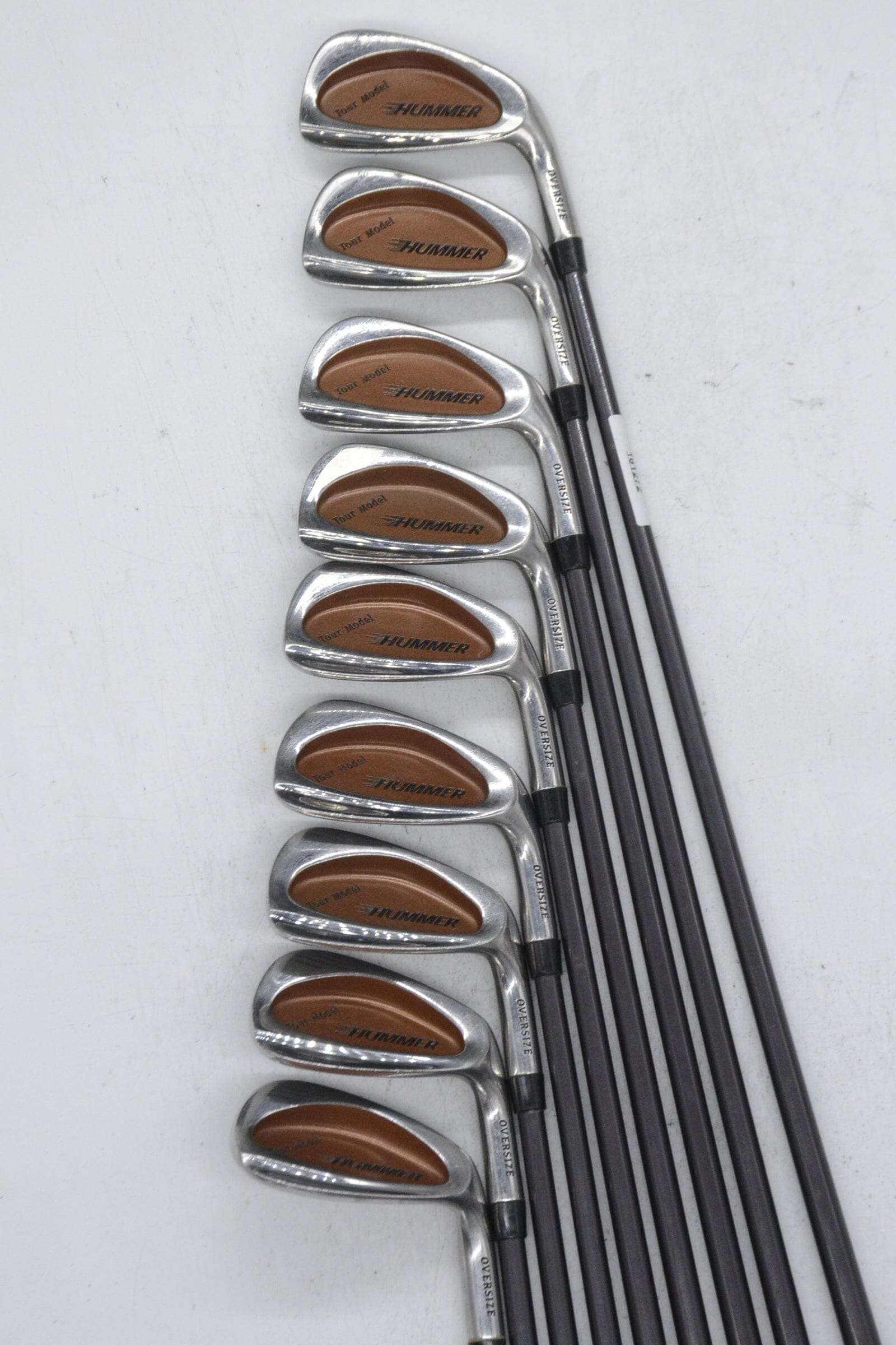 Hummer Tour Model 2-3, 5-PW, SW Iron Set S Flex -1" Golf Clubs GolfRoots 