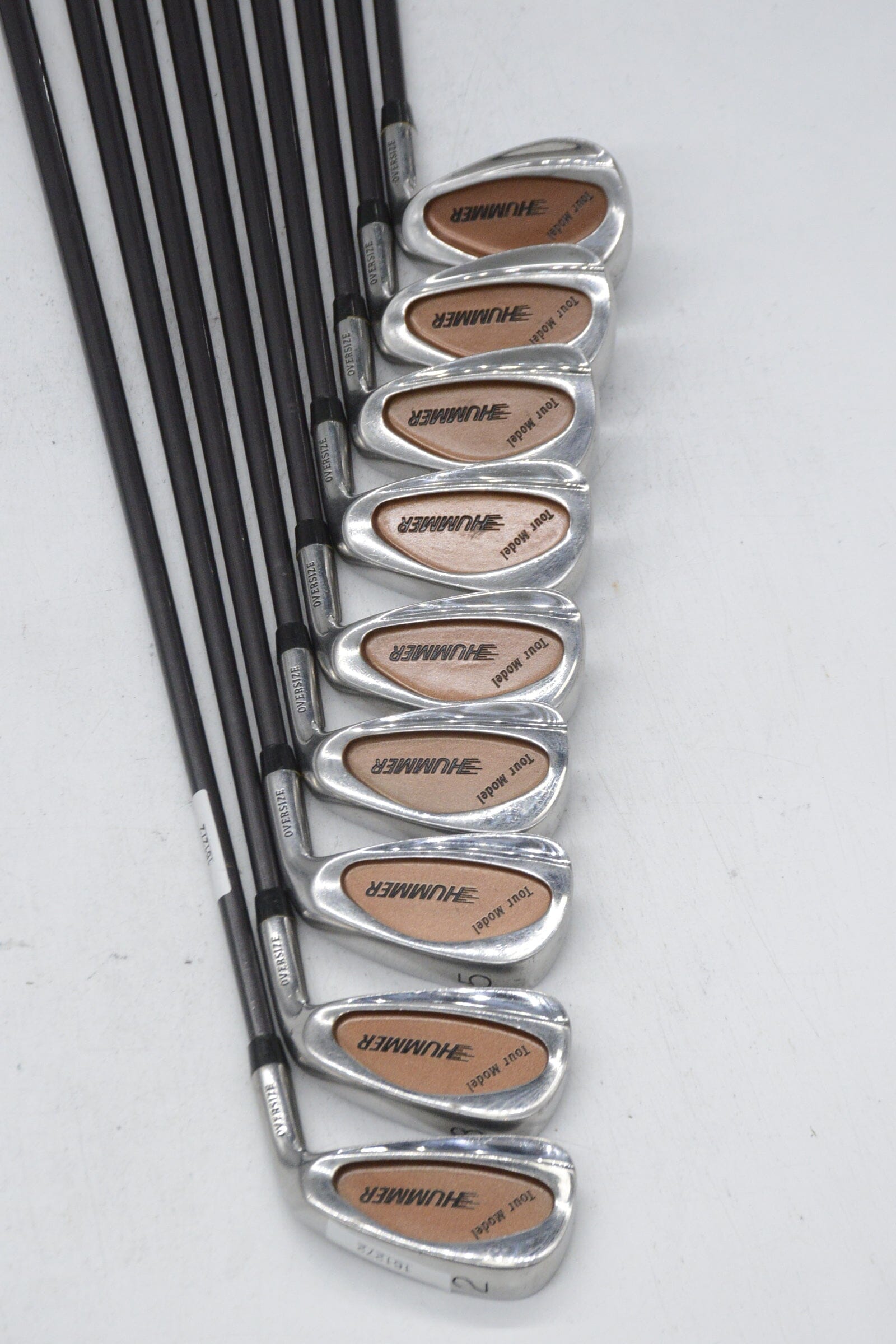 Hummer Tour Model 2-3, 5-PW, SW Iron Set S Flex -1" Golf Clubs GolfRoots 