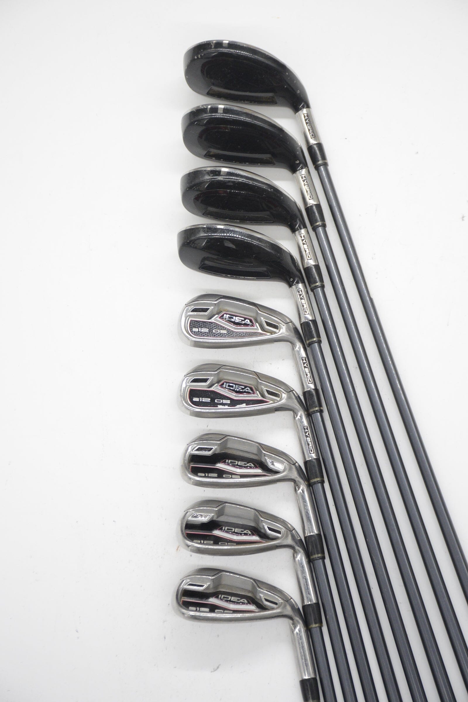 Adams Idea A12Os Hybrid 3-GW Iron Set SR Flex Std Length Golf Clubs GolfRoots 