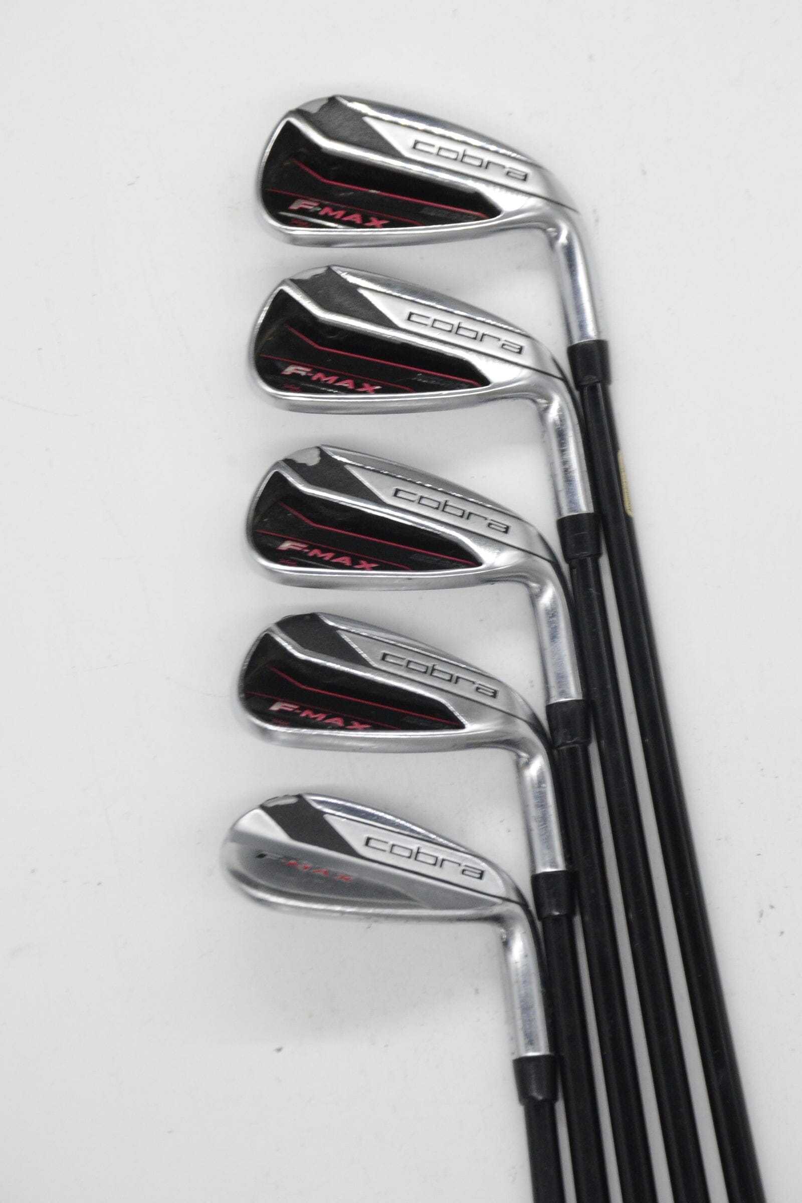 Women's Cobra F-Max 7-PW, SW Iron Set W Flex -0.25" Golf Clubs GolfRoots 