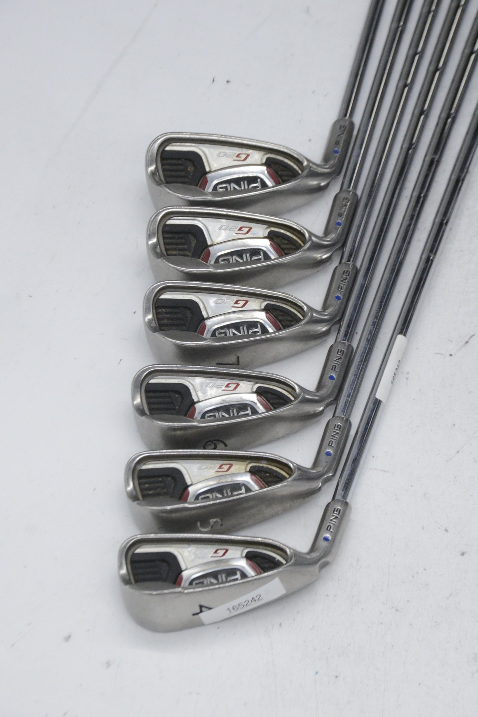 Lefty Ping G20 4-9 Iron Set S Flex +0.5"