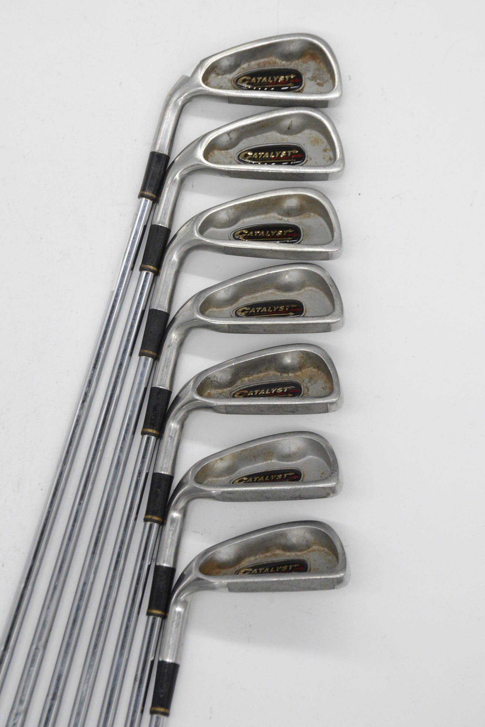 Lefty Toski Catalyst 3-4, 6-PW Iron Set S Flex -0.5" Golf Clubs GolfRoots 
