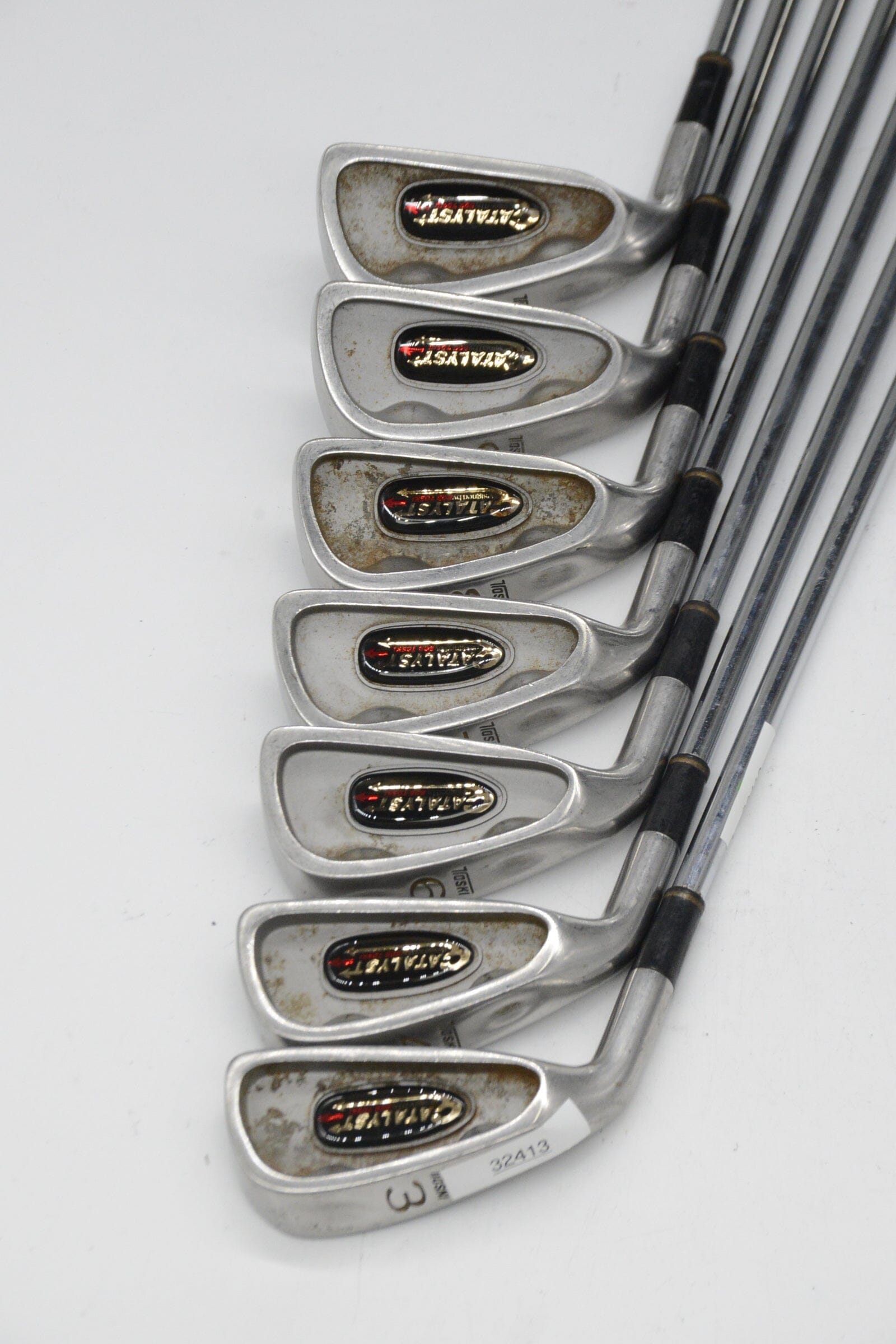 Lefty Toski Catalyst 3-4, 6-PW Iron Set S Flex -0.5" Golf Clubs GolfRoots 