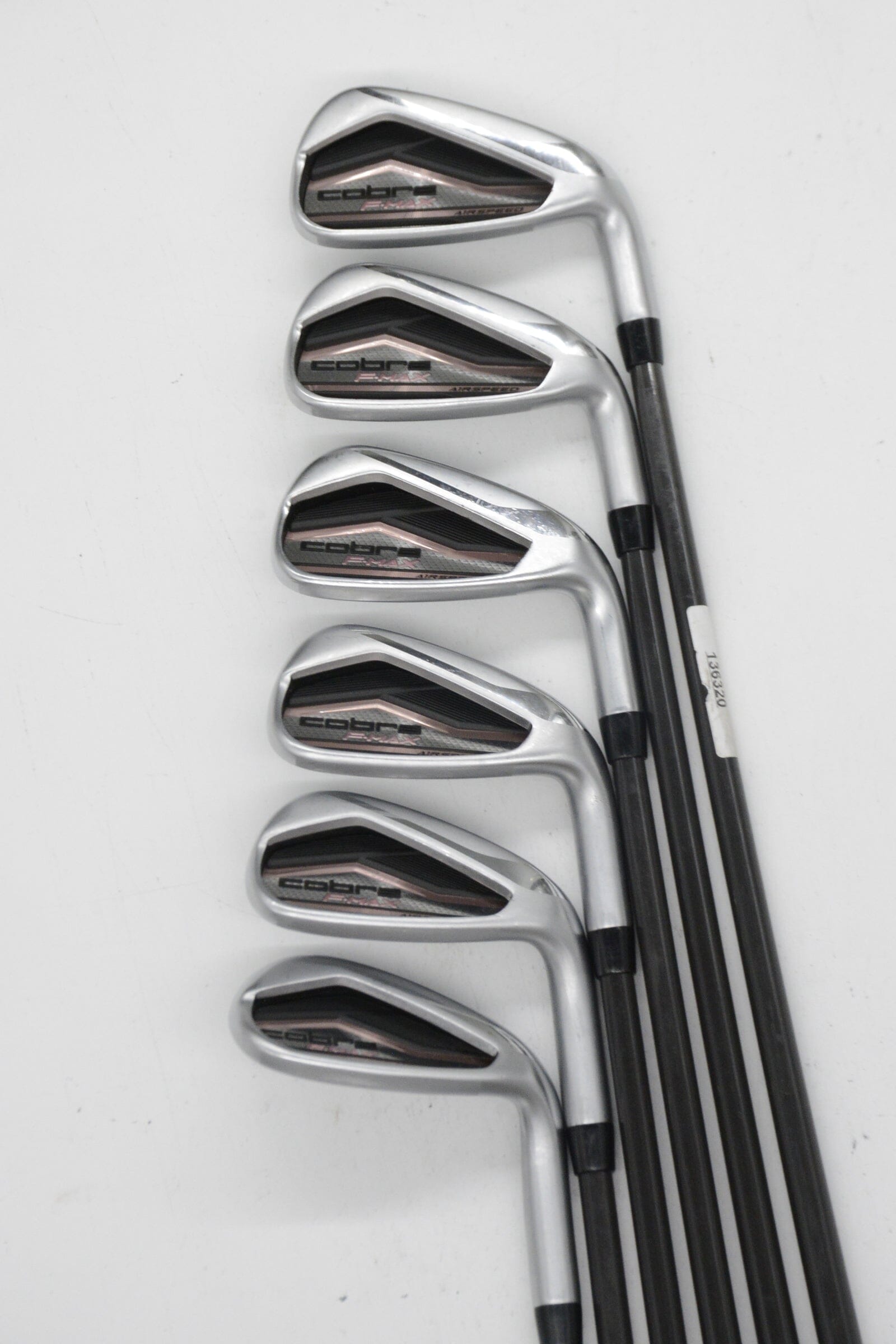 Women's Cobra F-Max Airspeed 6-PW, SW Iron Set W Flex -0.25" Golf Clubs GolfRoots 