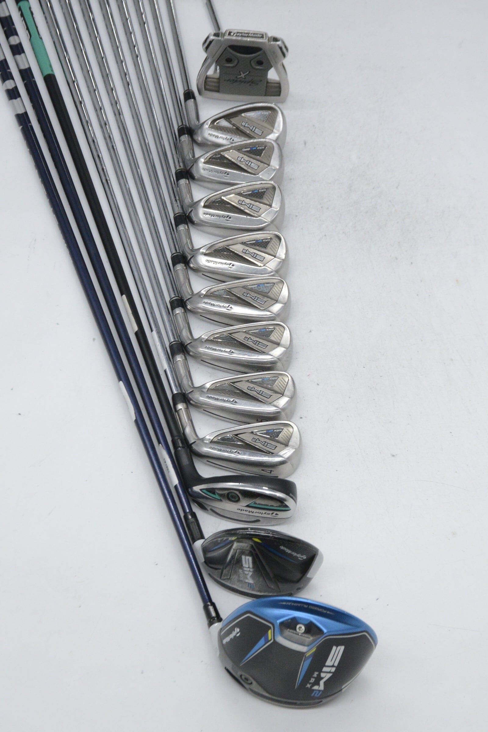 TaylorMade SIM2 Max Mixed Full Set R Flex +0.25" Golf Clubs GolfRoots 