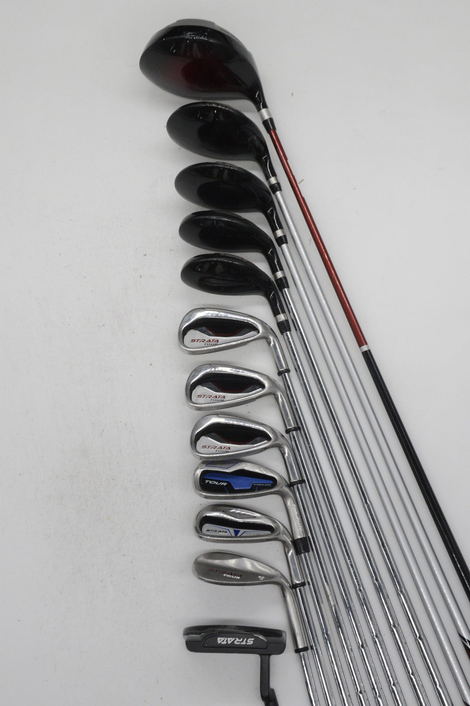 Strata Tour Mixed Full Set R Flex -0.5" Golf Clubs GolfRoots 