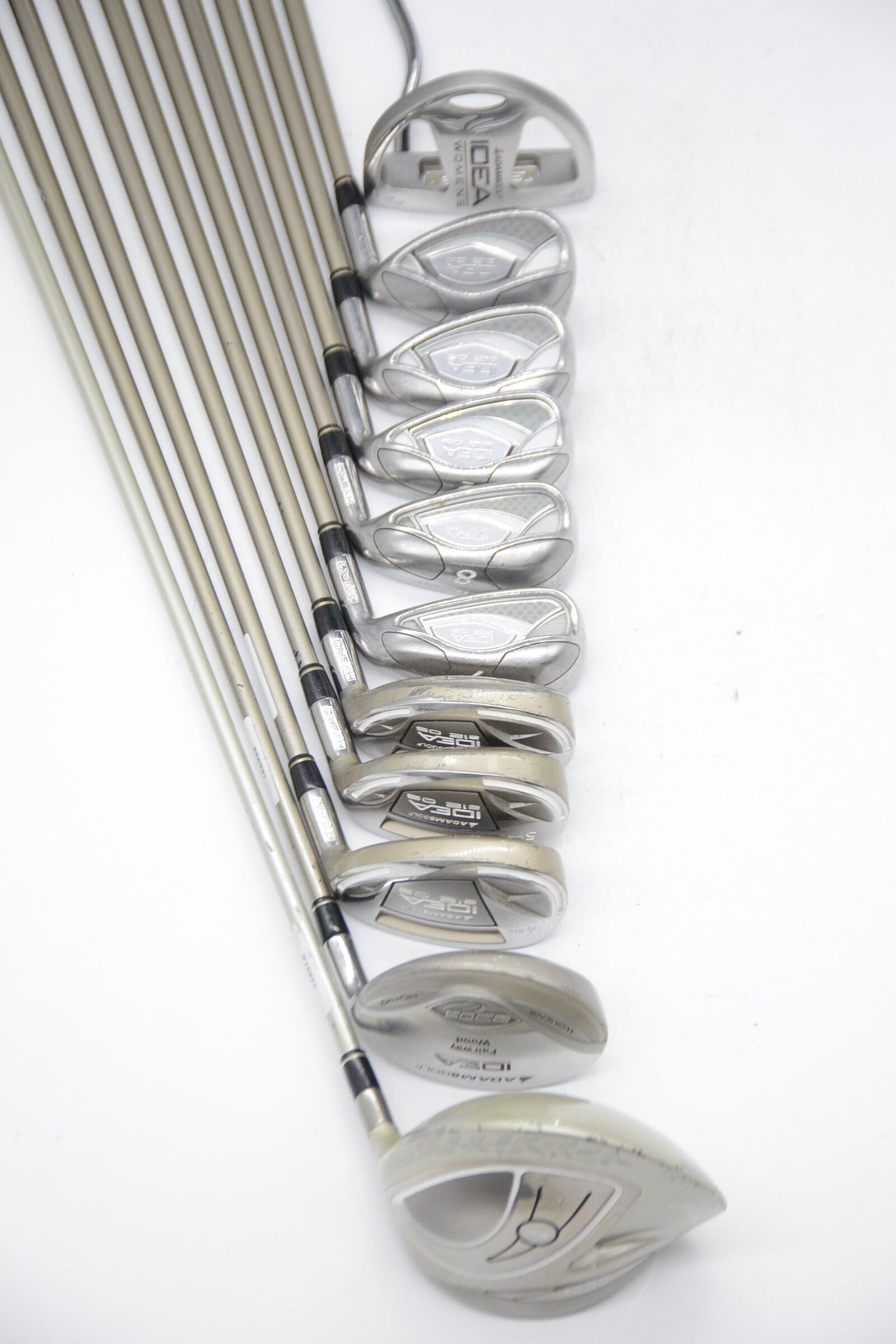Women's Adams Idea A12Os Hybrid Mixed Full Set W Flex Std Length Golf Clubs GolfRoots 