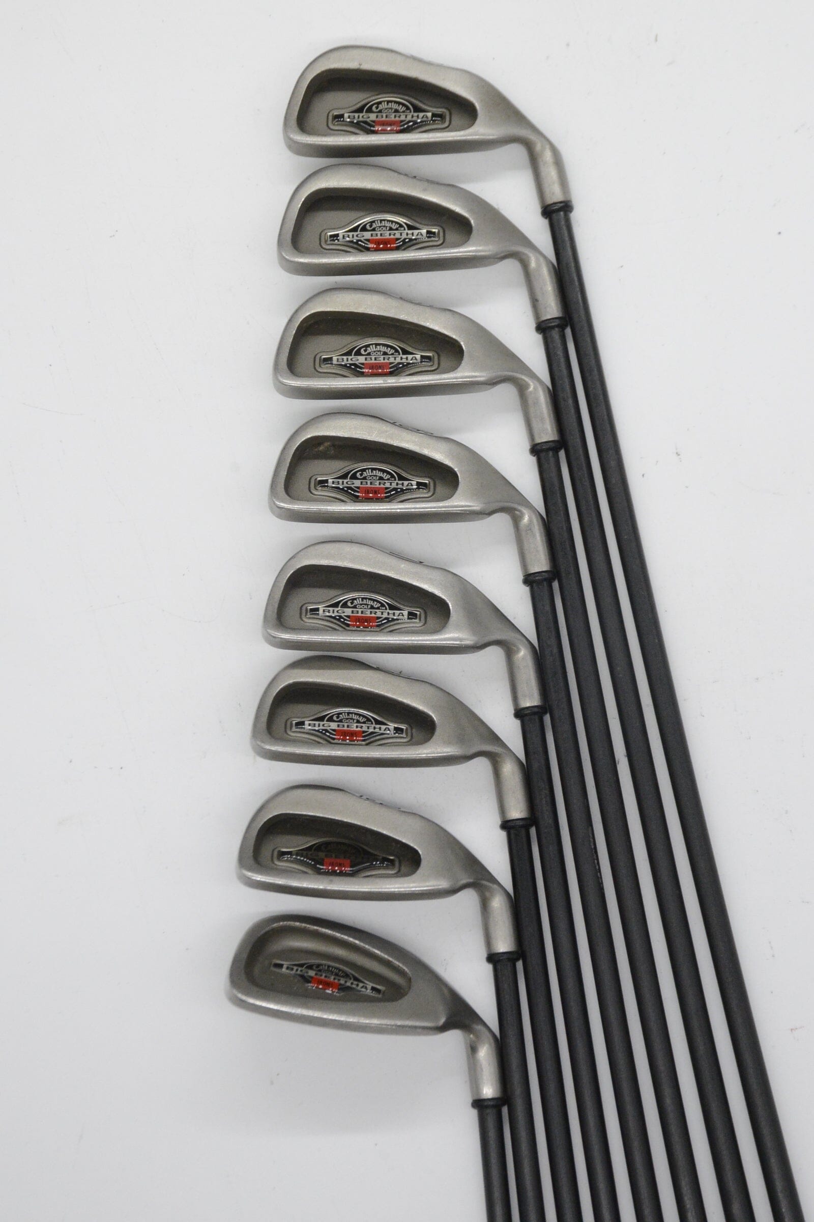 Callaway Big Bertha 1996 3-9, SW Iron Set S Flex -0.5" Golf Clubs GolfRoots 