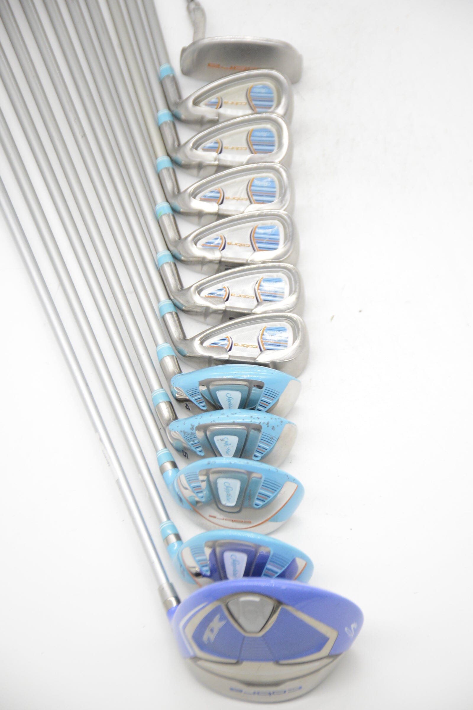 Women's Cobra Sapphire Mixed Full Set W Flex Std Length Golf Clubs GolfRoots 