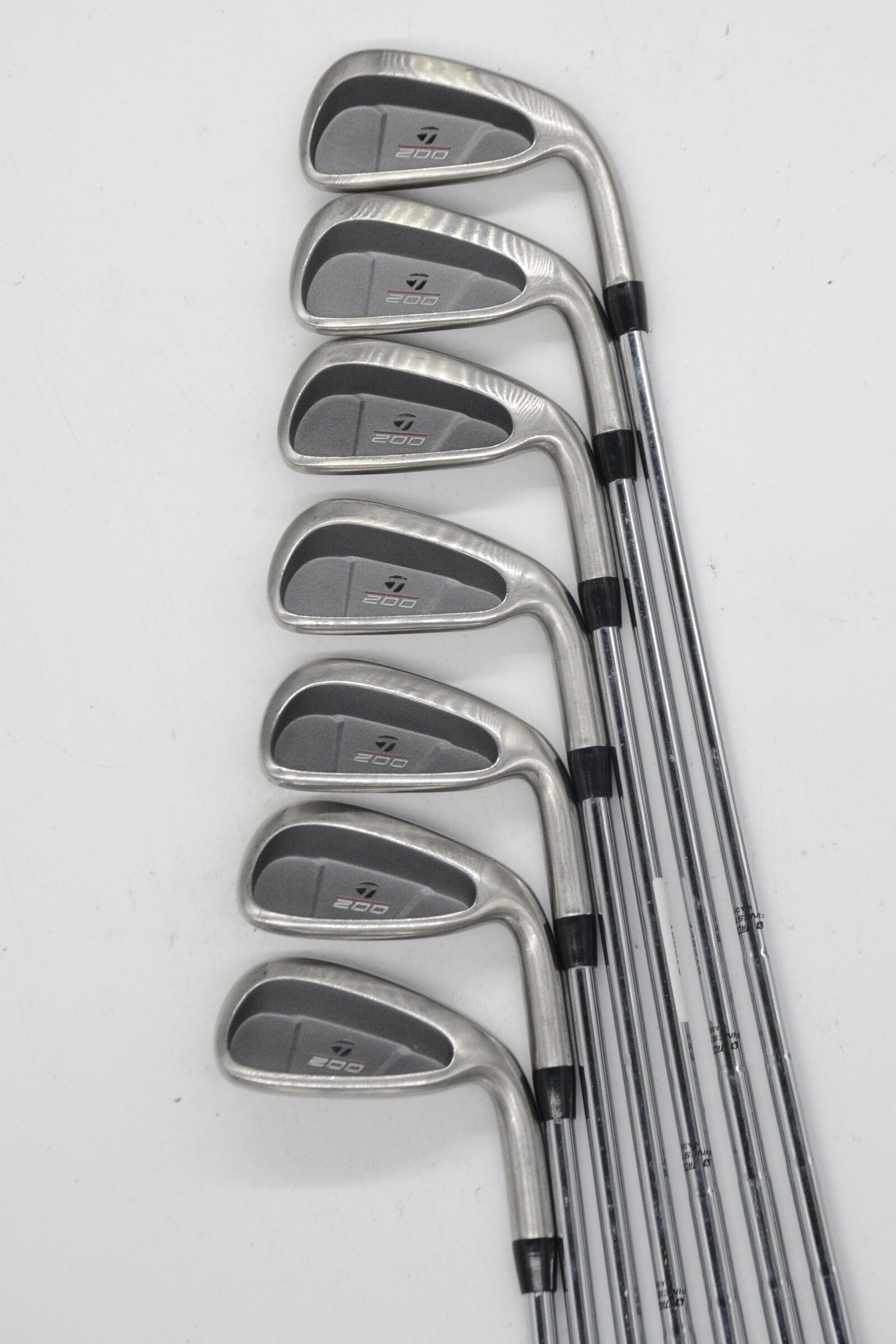 TaylorMade 200 Steel 3-9 Iron Set S Flex +0.25" Golf Clubs GolfRoots 