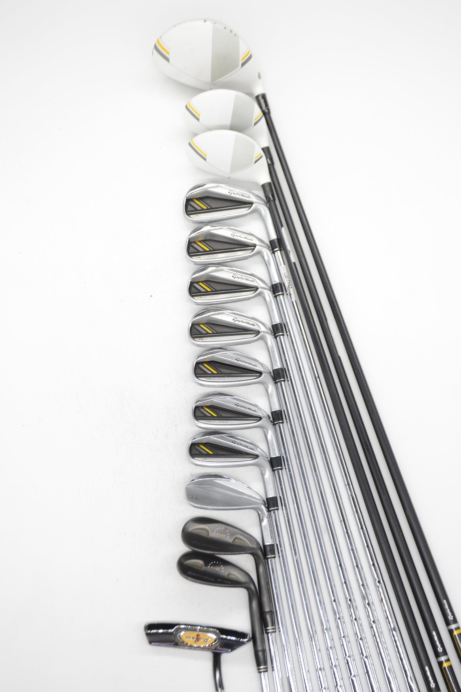 TaylorMade Rbladez Mixed Full Set R Flex +0.5" Golf Clubs GolfRoots 
