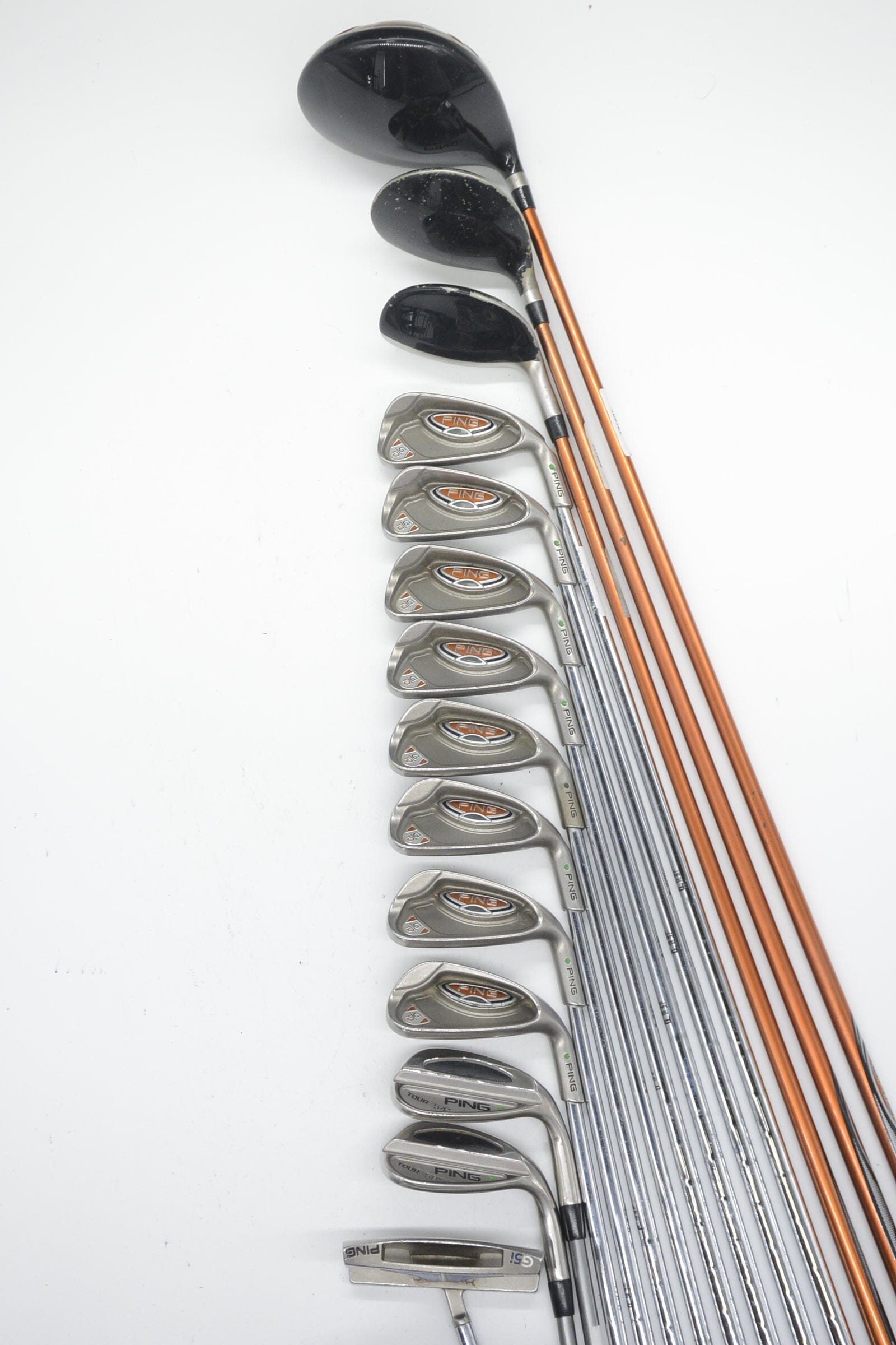 Ping G10 Mixed Full Set S Flex +0.75" Golf Clubs GolfRoots 