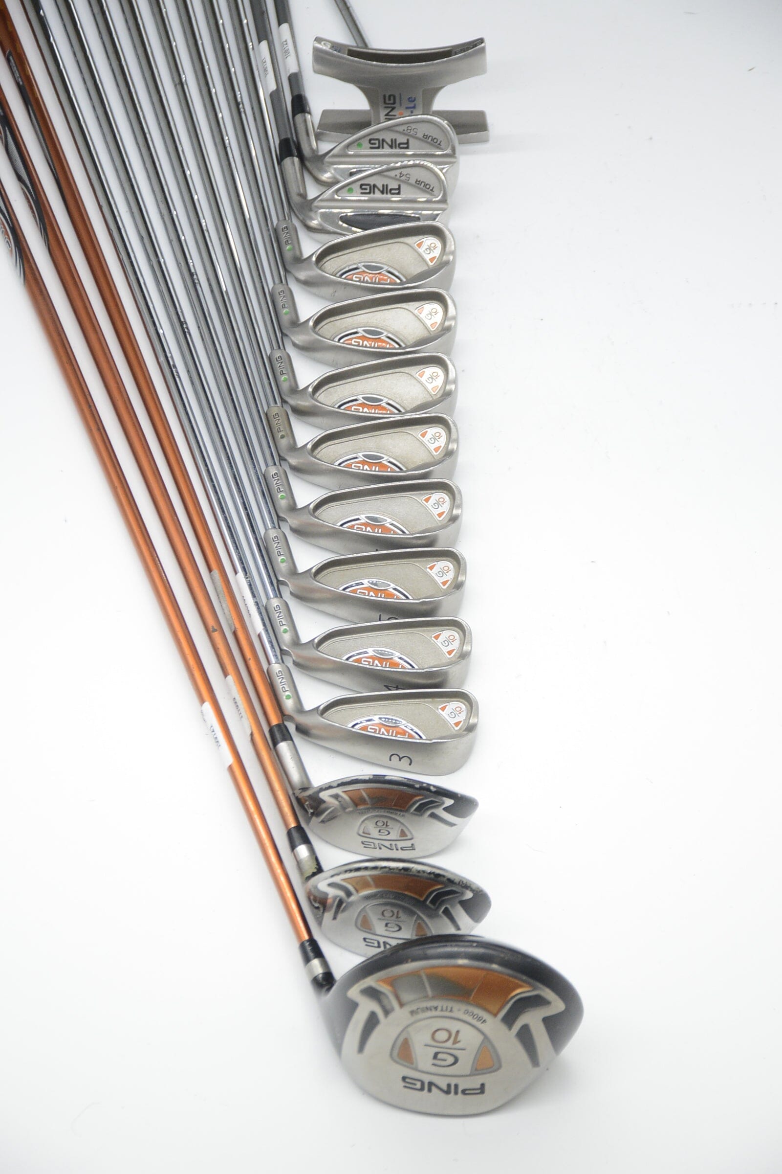 Ping G10 Mixed Full Set S Flex +0.75" Golf Clubs GolfRoots 