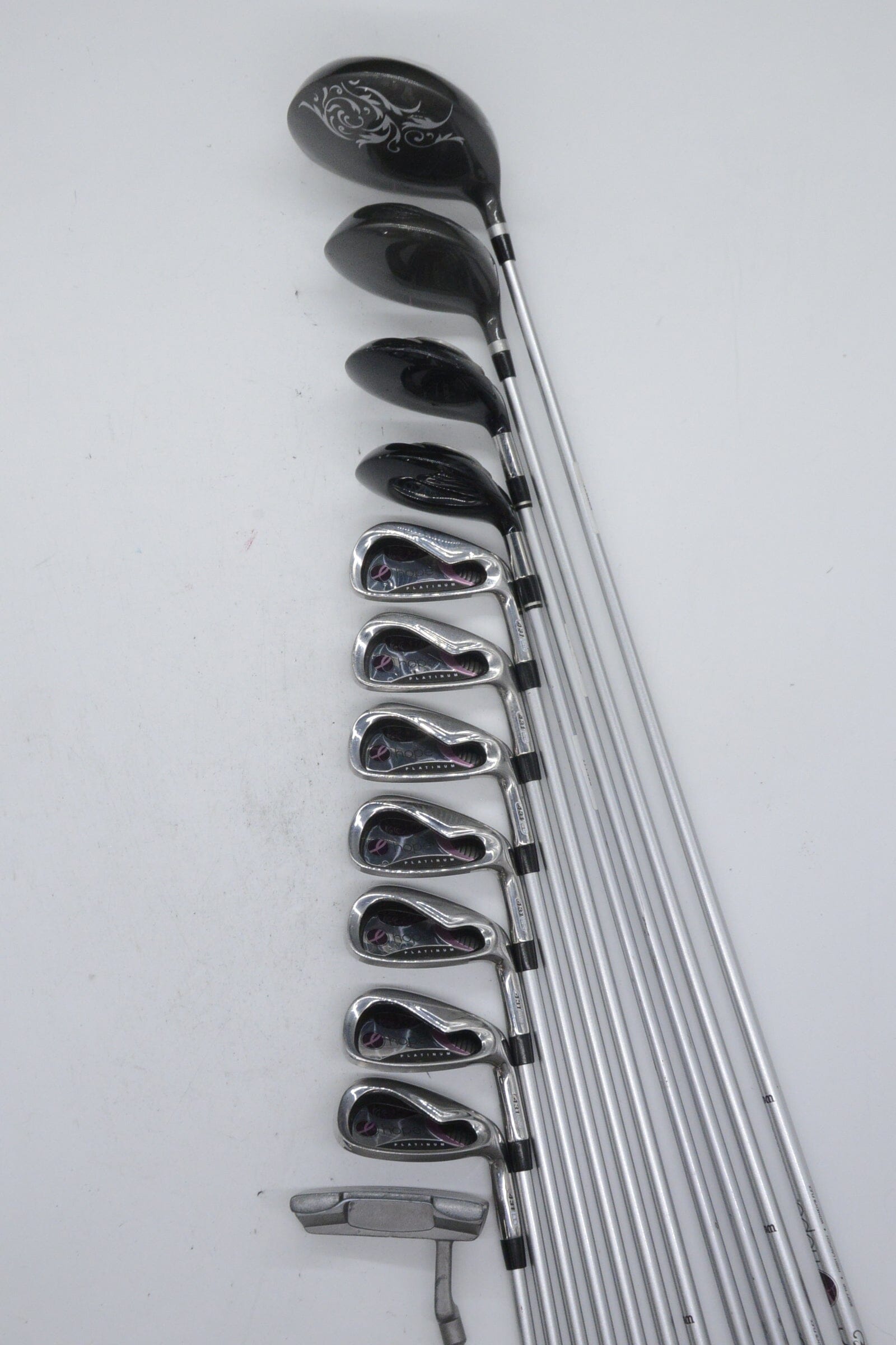 Women's Wilson Hope Platinum Mixed Full Set W Flex Std Length Golf Clubs GolfRoots 