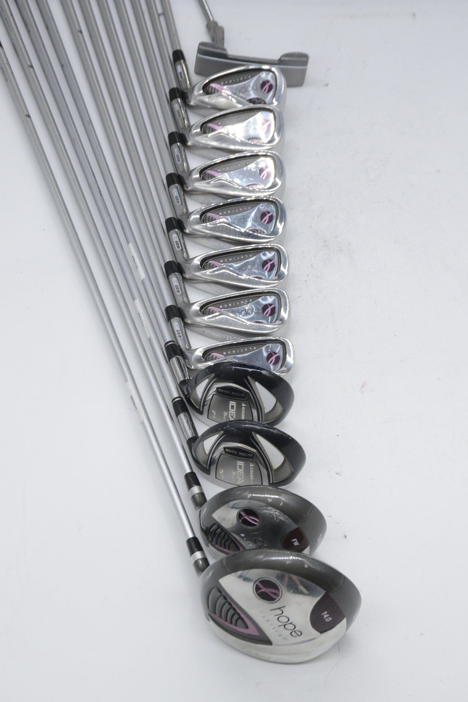 Women's Wilson Hope Platinum Mixed Full Set W Flex Std Length Golf Clubs GolfRoots 