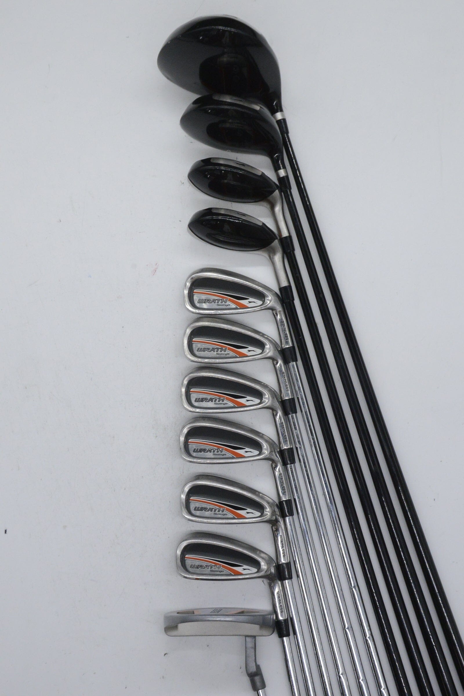 *Dented* Slazenger Wrath Mixed Full Set Uniflex +0.25" Golf Clubs GolfRoots 